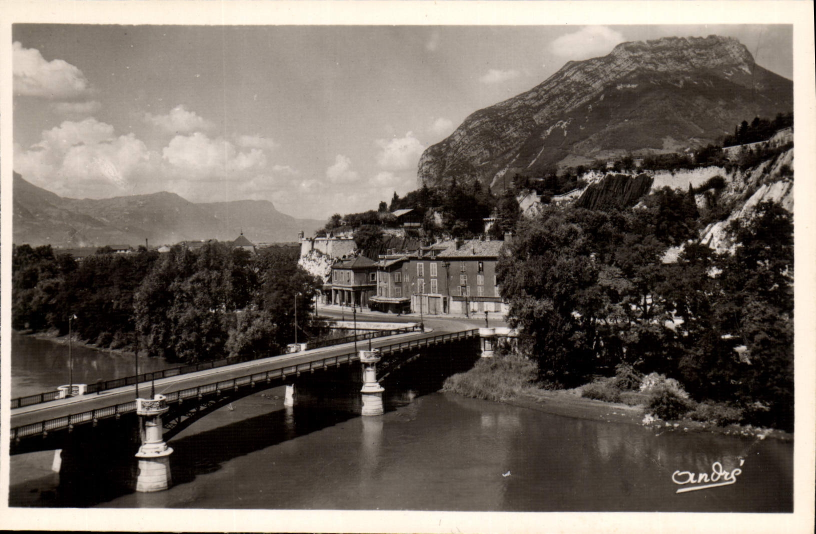 CPA Grenoble Pont de la Porte de France et le Neron 