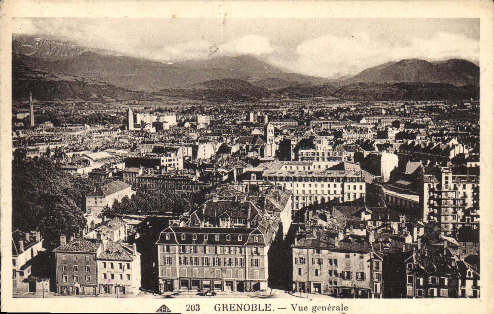 CPA Grenoble Vue generale 