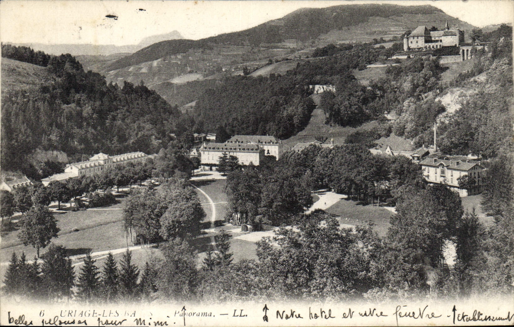 CPA Uriage les Bains Panorama 