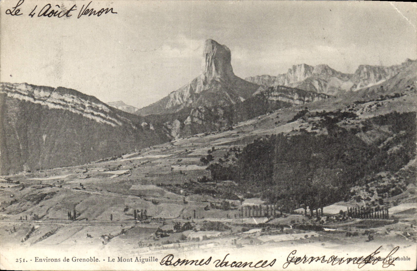 CPA Environs de Grenoble Le Mont Aiguille 