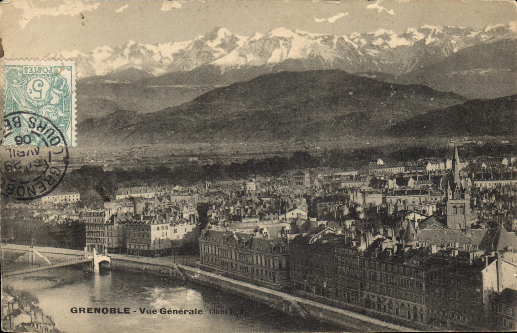 CPA Grenoble vue generale 