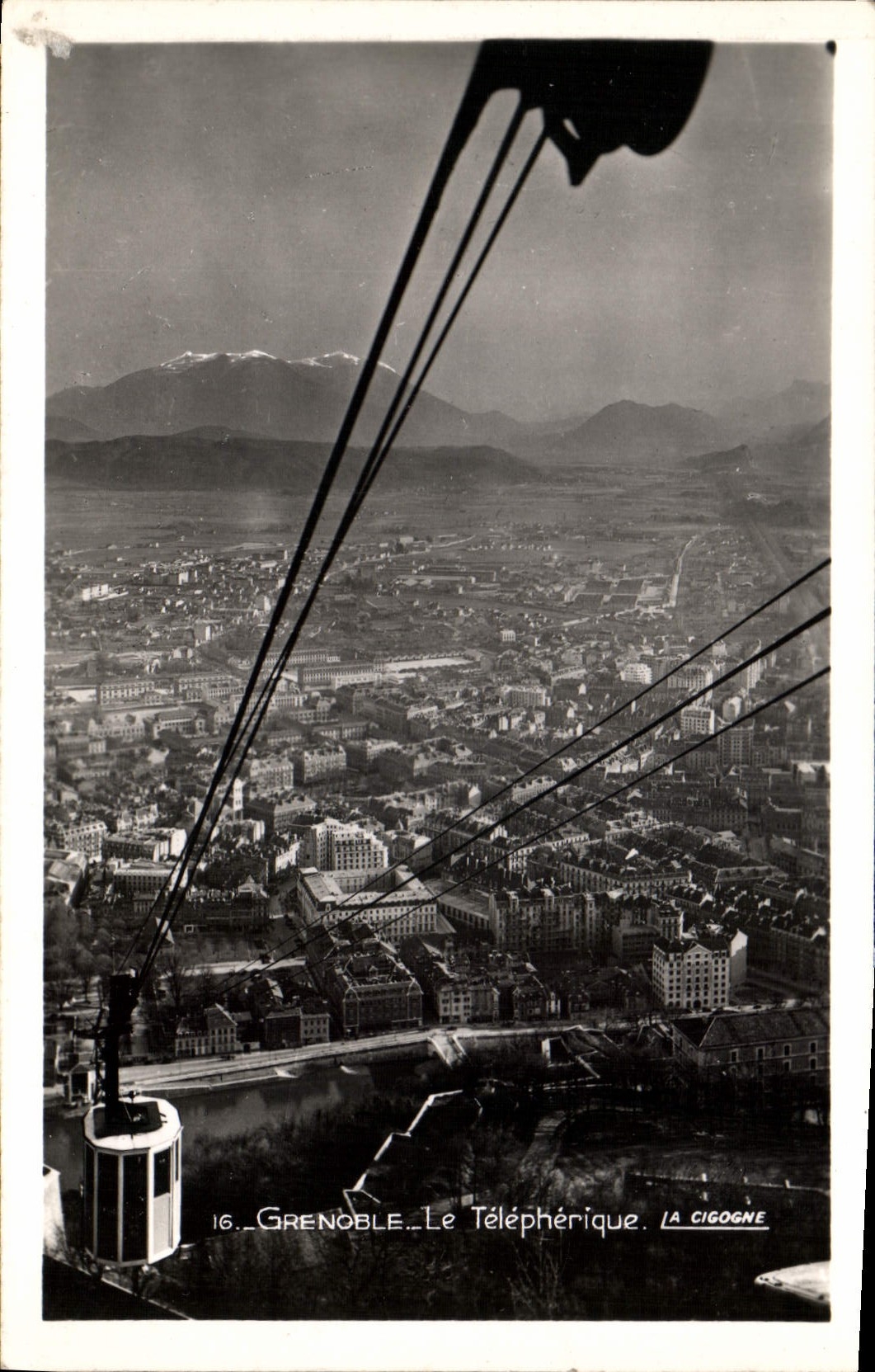 CPA Grenoble le telepherique 