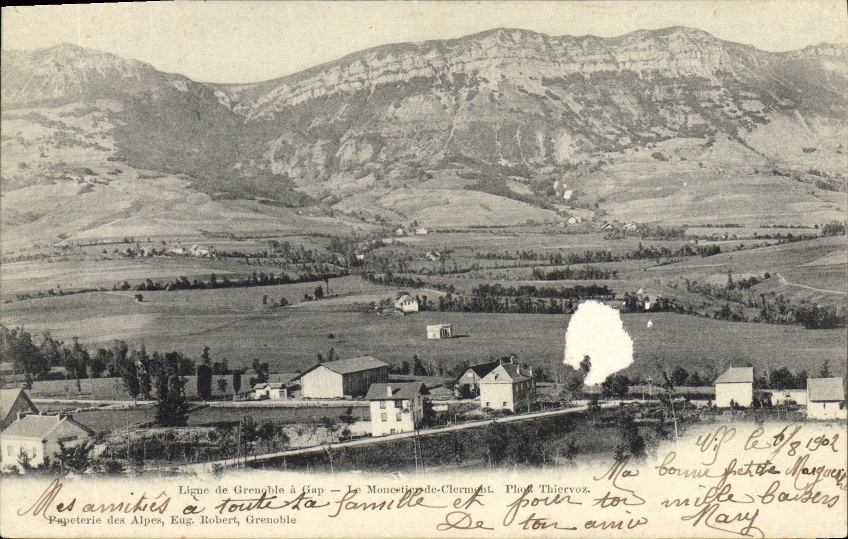 CPA Ligne de Grenoble a Gap Le Monestier de Clermont 
