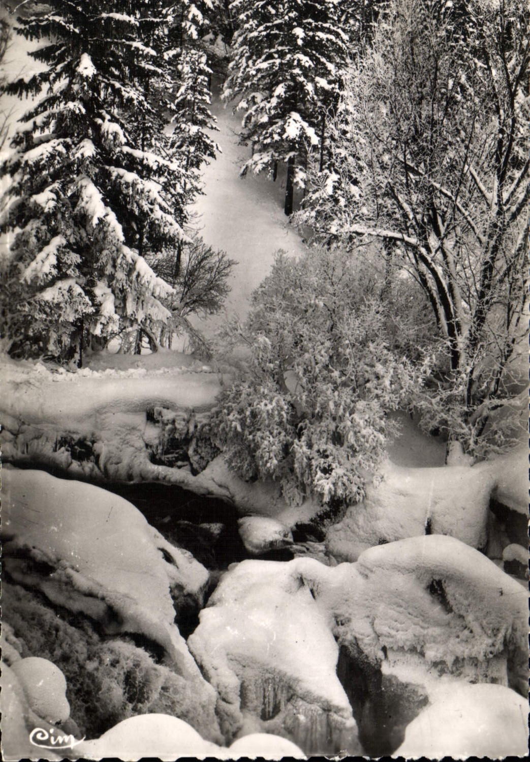 CPA Villard de Lans Isere Vercors Effet de neige dans les Gorges