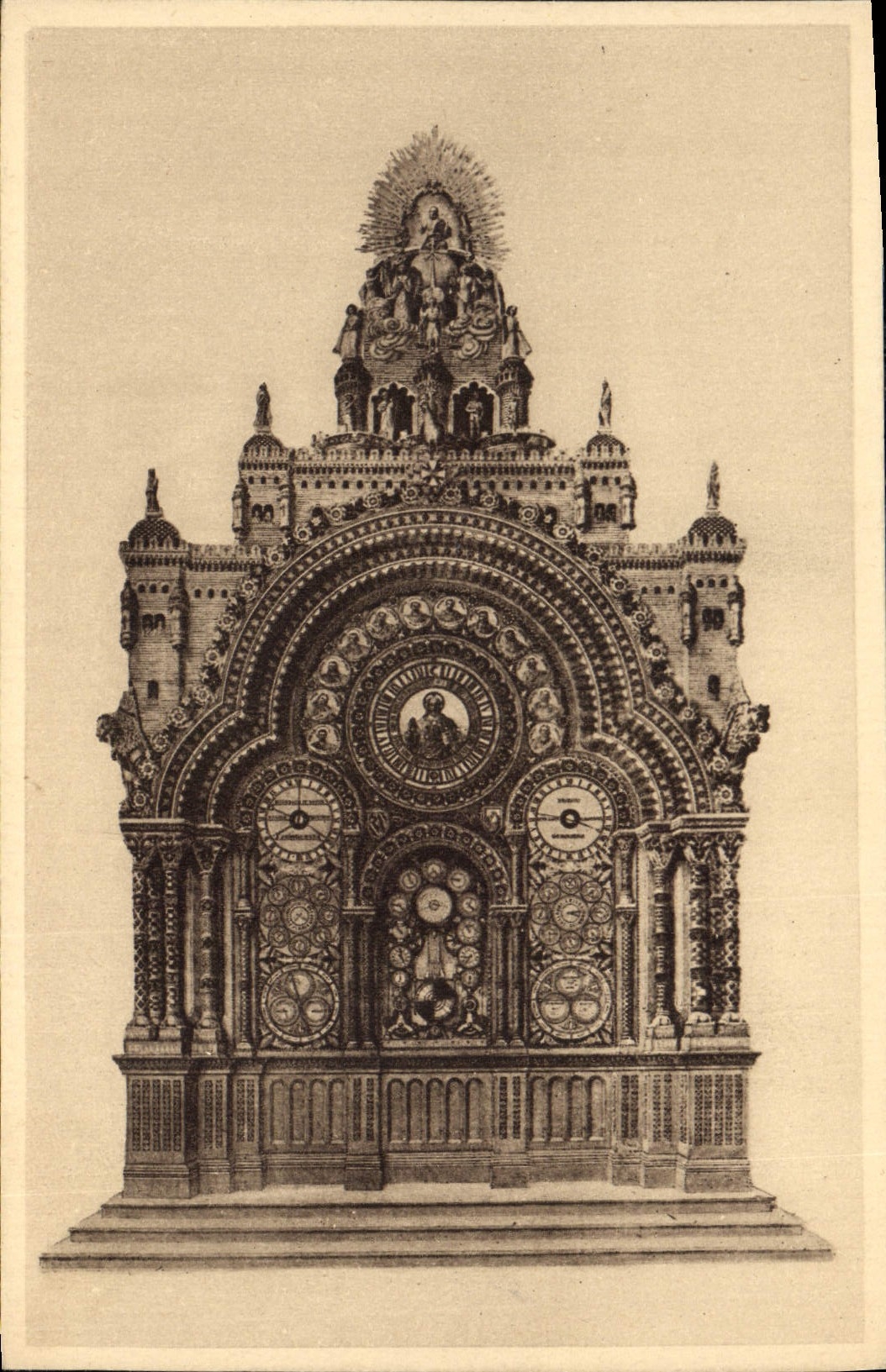 CPA Beauvais l'Horloge Astronomique 