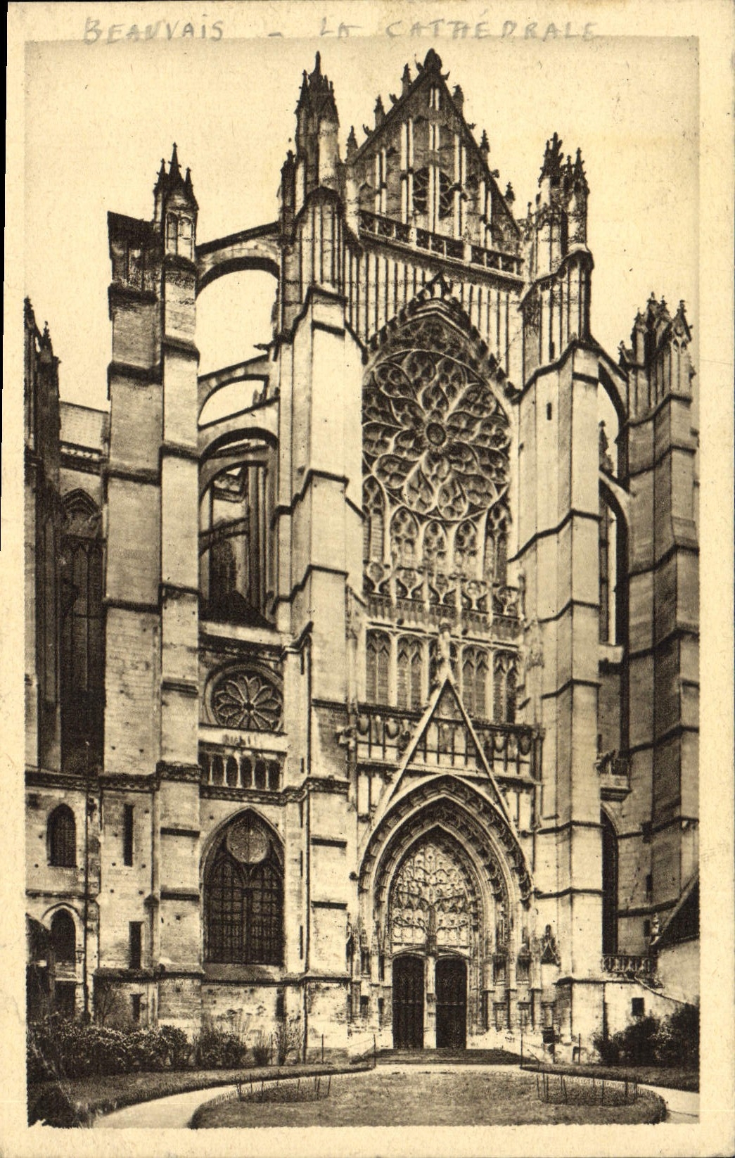CPA Beauvais La Cathedrale cote nord 