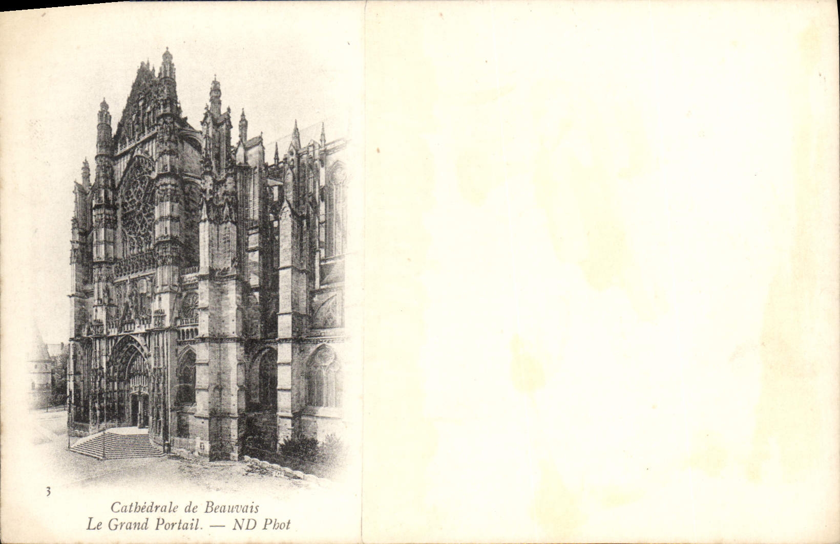 CPA Cathedrale de Beauvais le Grand Portail