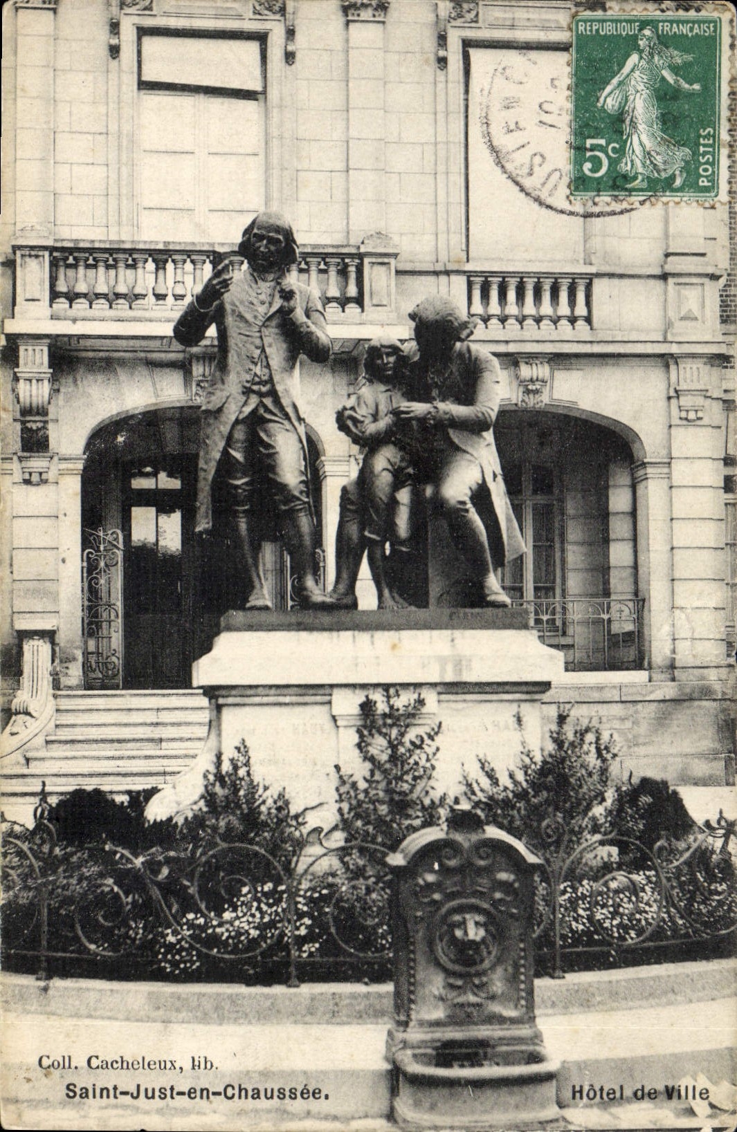 CPA Saint Just en Chaussee Hotel de Ville