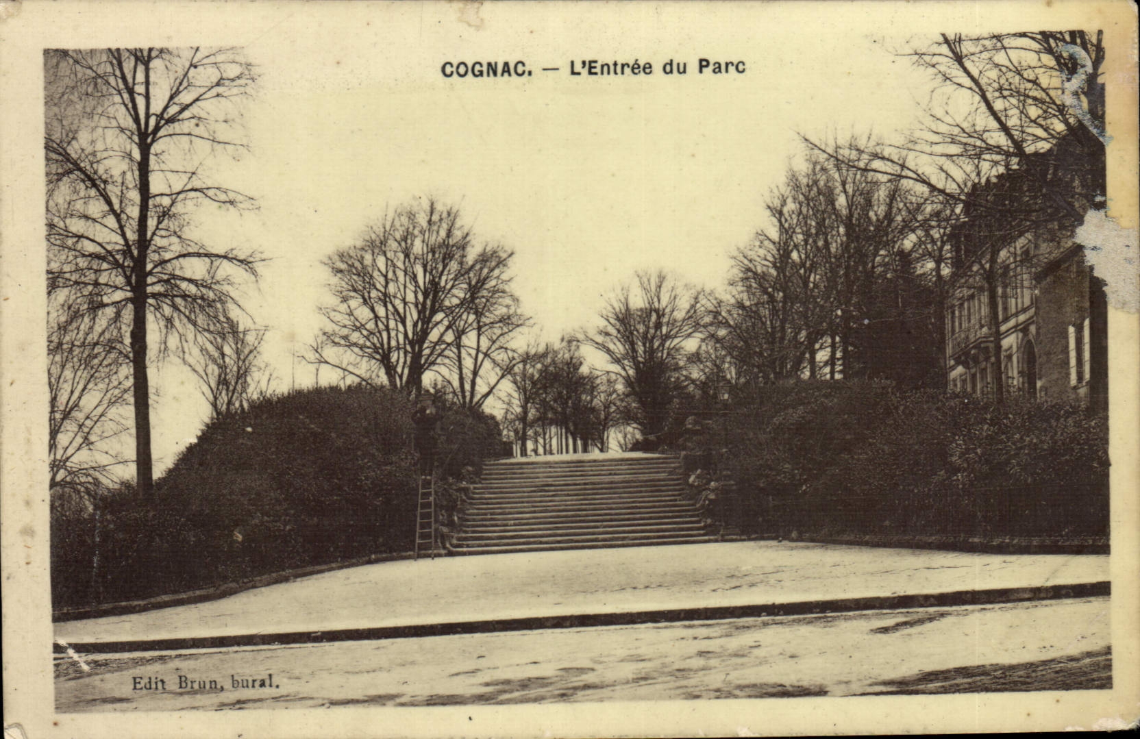 CPA Cognac l'Entree du Parc 