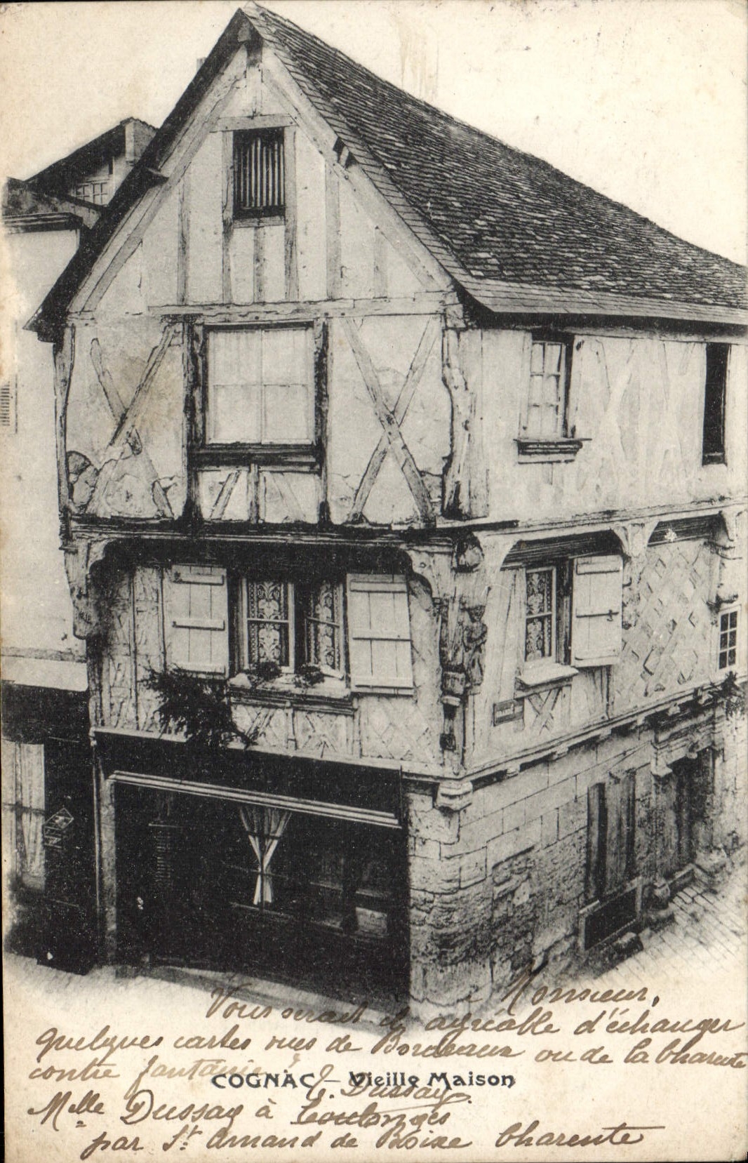 CPA Cognac Vieille Maison 