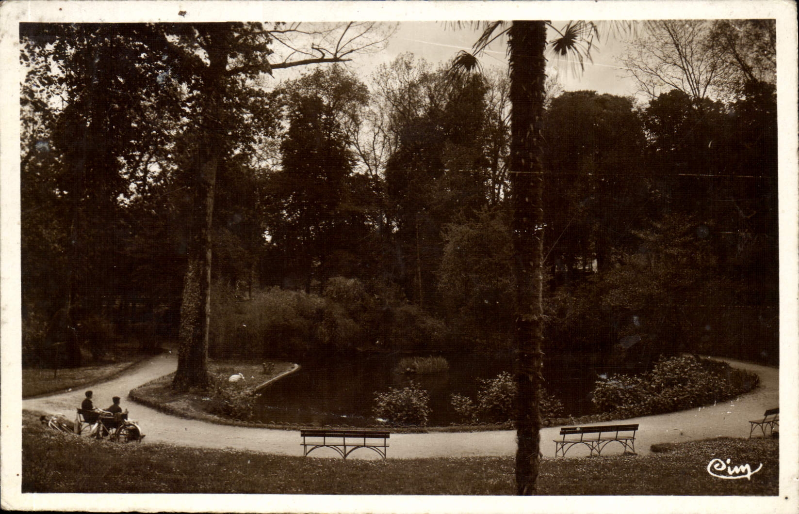 CPA Cognac Charente Le Jardin Public 