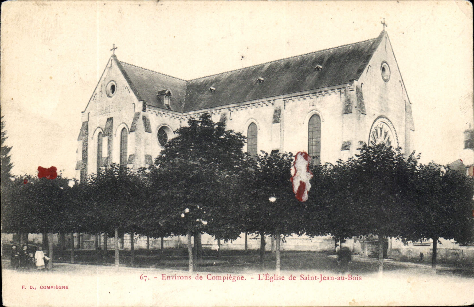 CPA Environs de Compiegne l'Eglise de Saint Jean au Bois 