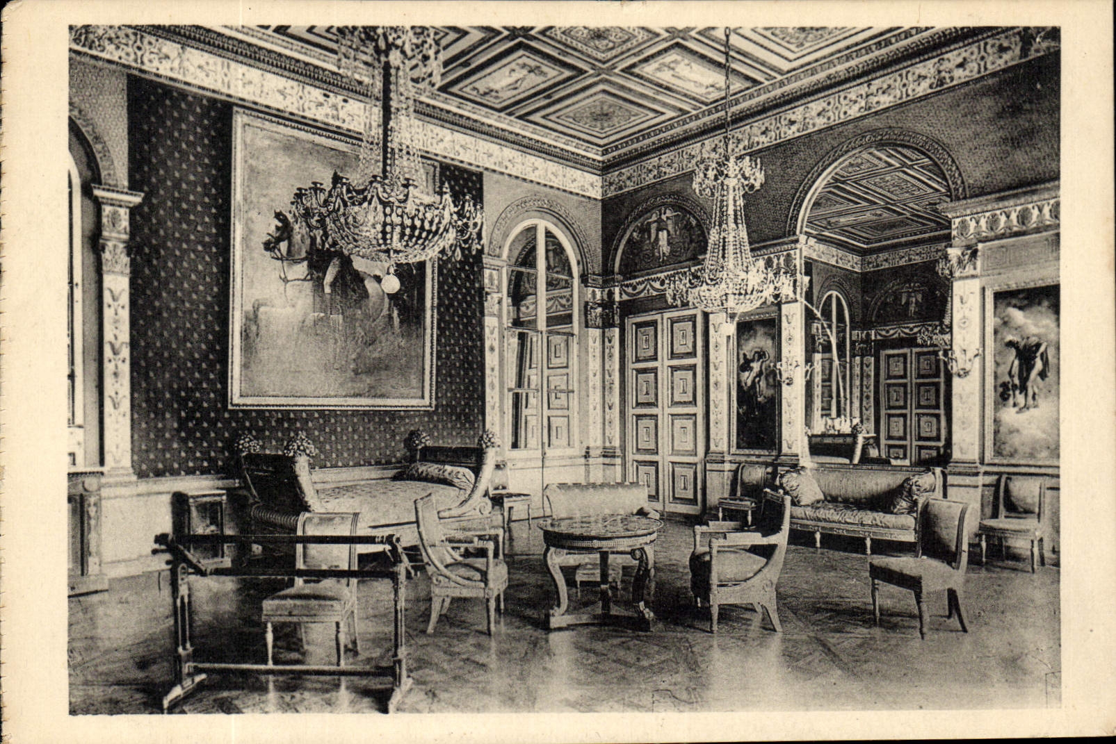 CPA Chateau de Compiegne chambre a coucher de l'Imperatrice 