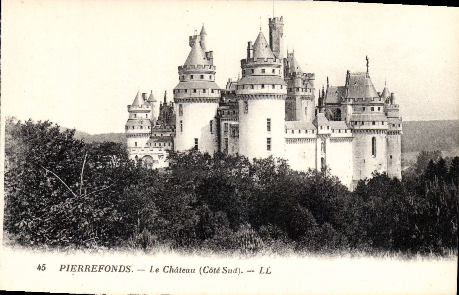 CPA Pierrefonds le Chateau Cote Sud 