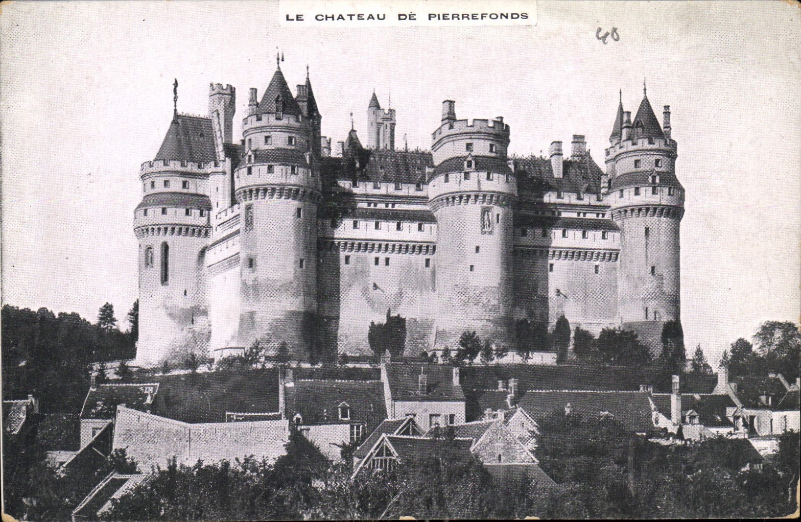 CPA Le Chateau de Pierrefonds 