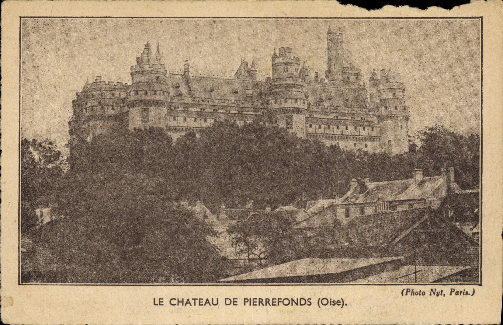 CPA Le Chateau de Pierrefonds Oise 