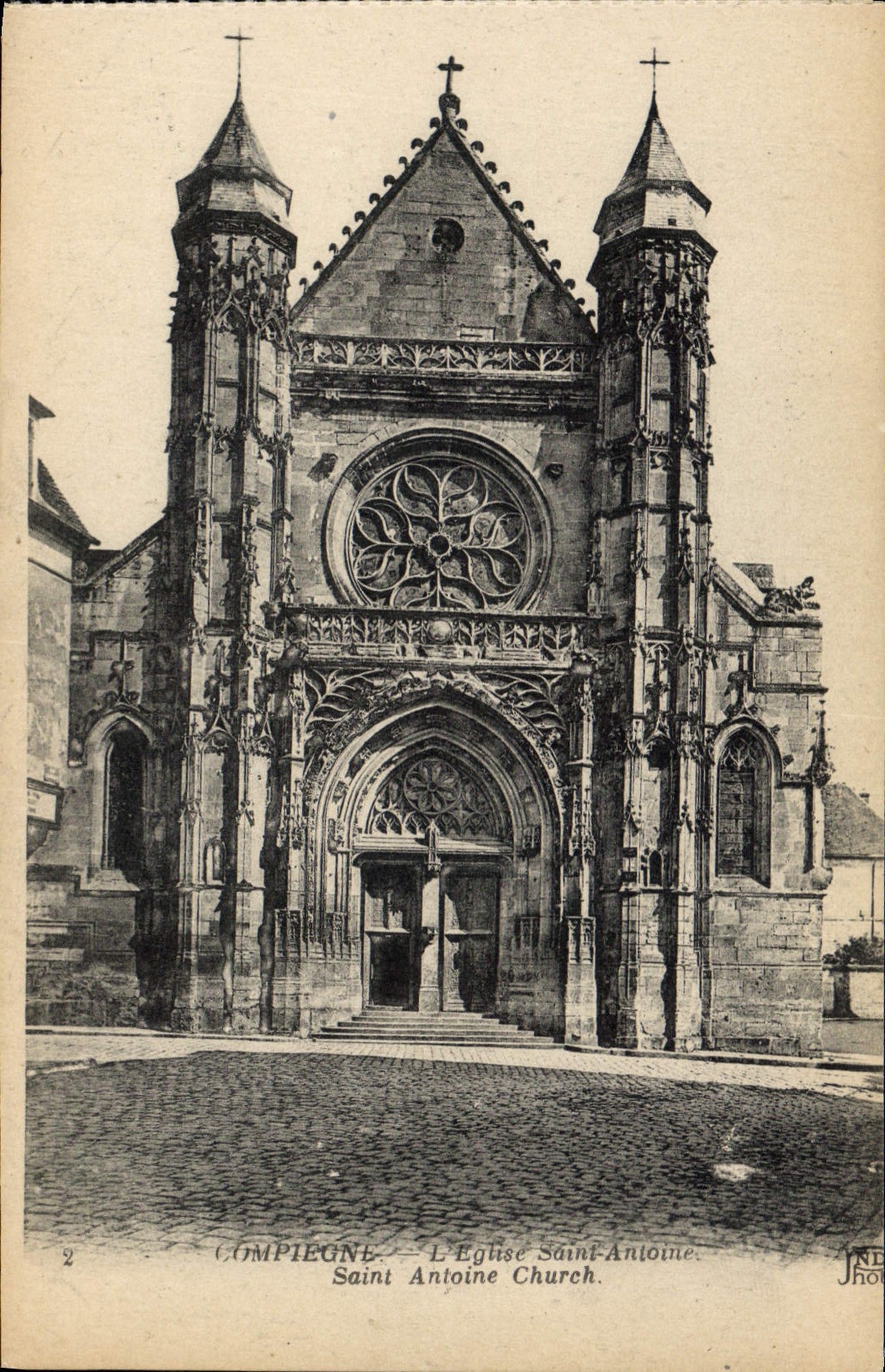 CPA Compiegne l'Eglise Saint Antoine 