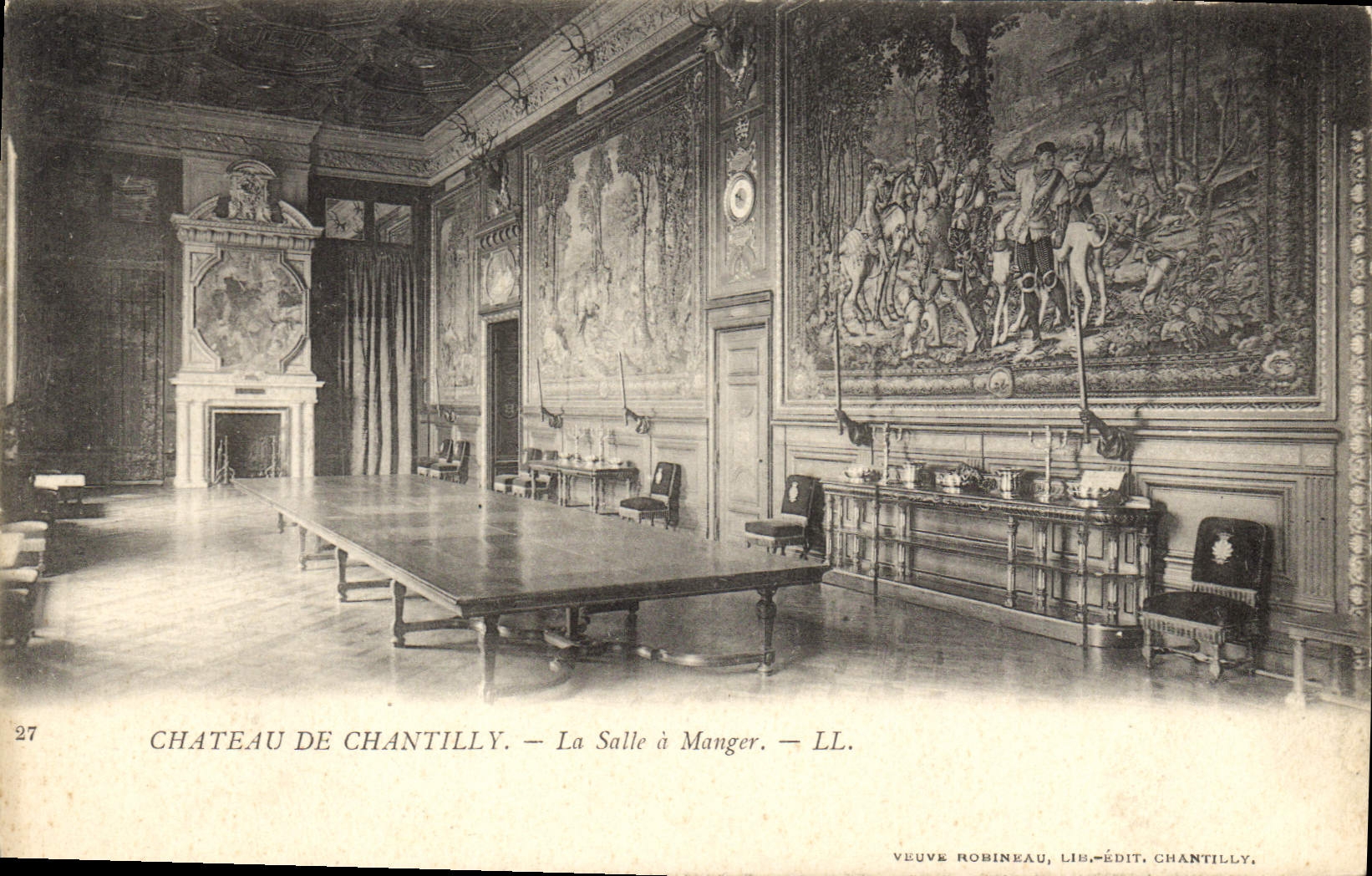CPA Chateau de Chantilly La Salle a Manger 
