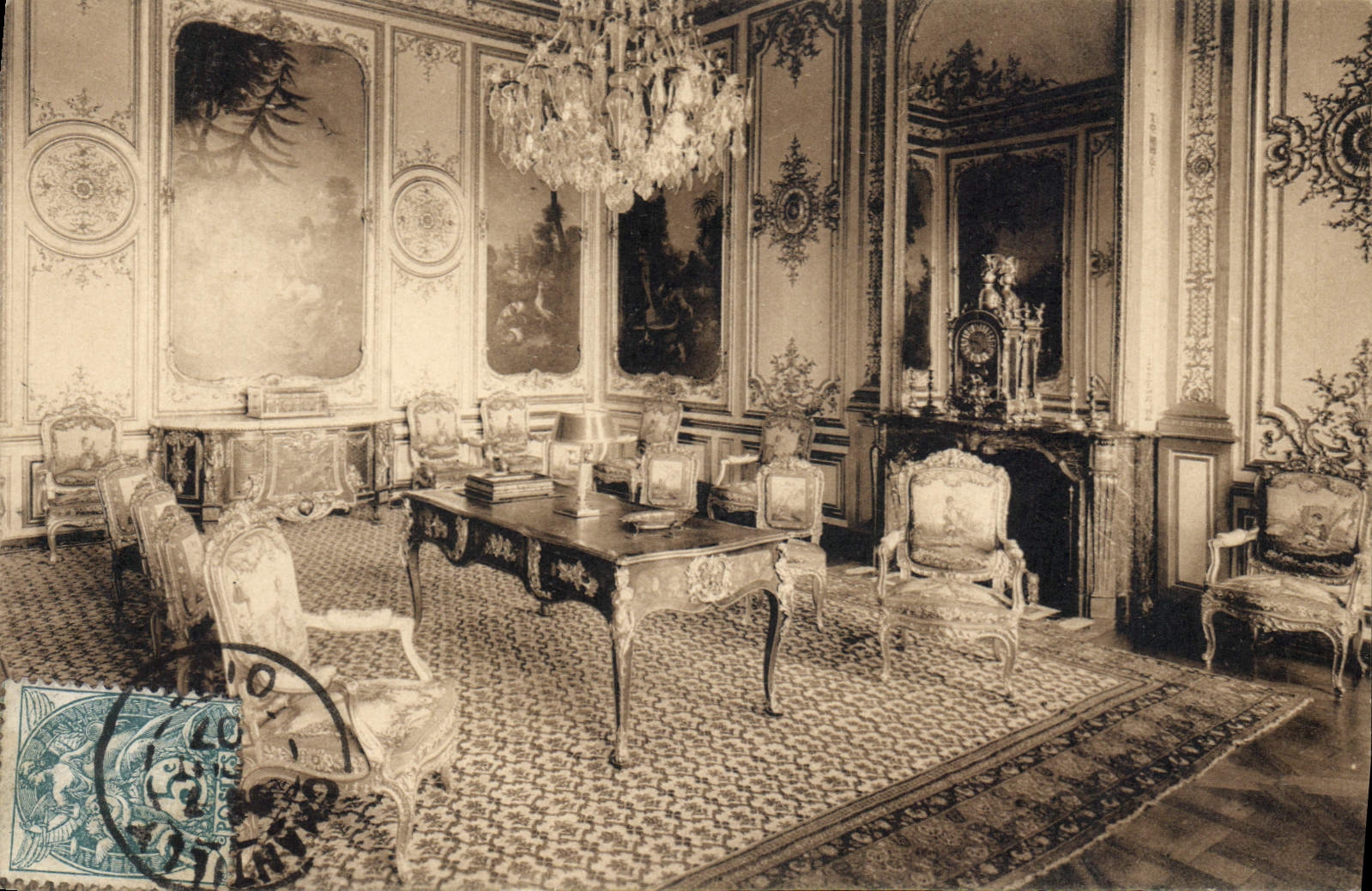 CPA Chateau de Chantilly Chambre du Prince