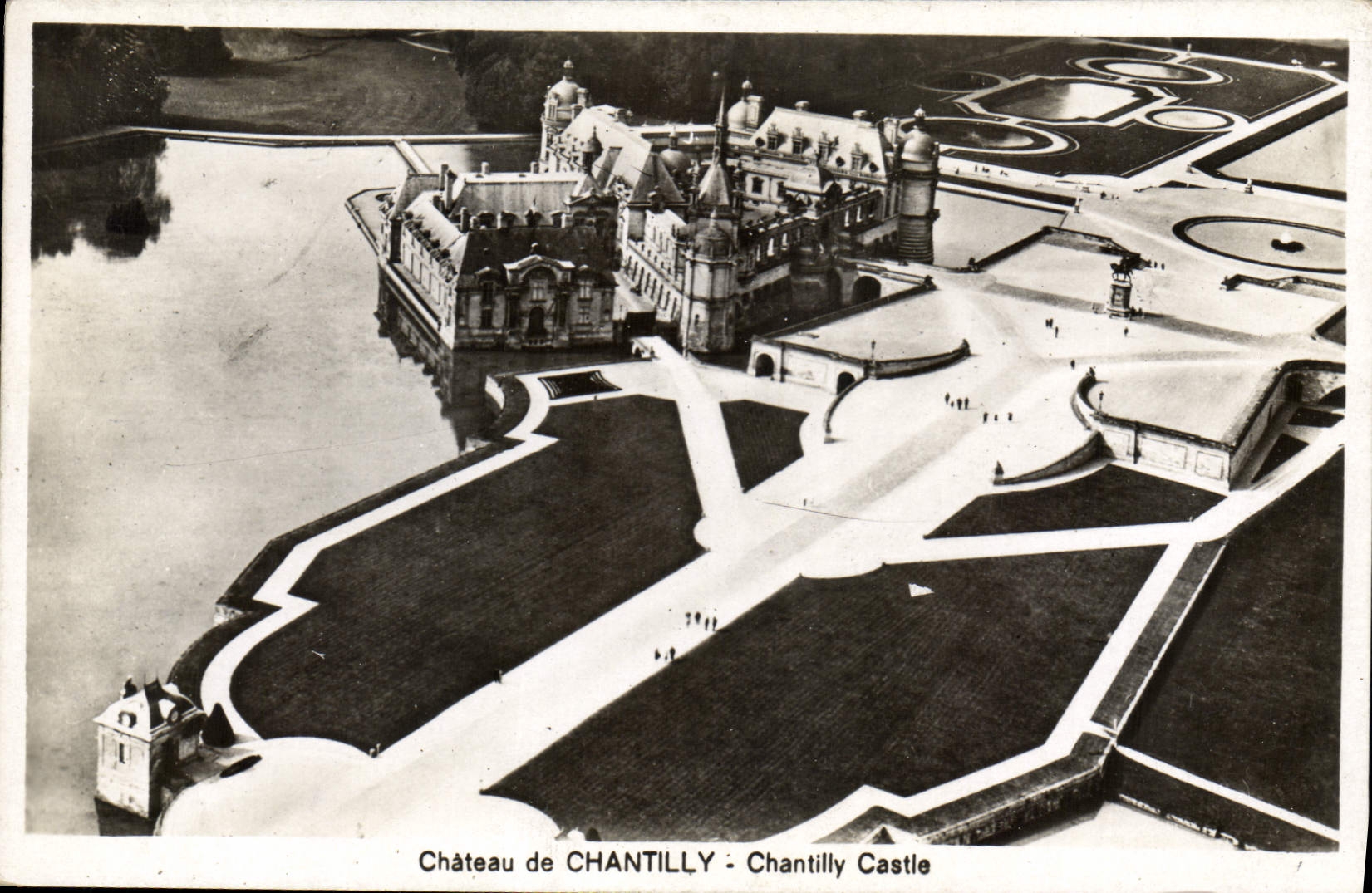 CPA Chateau de Chantilly 