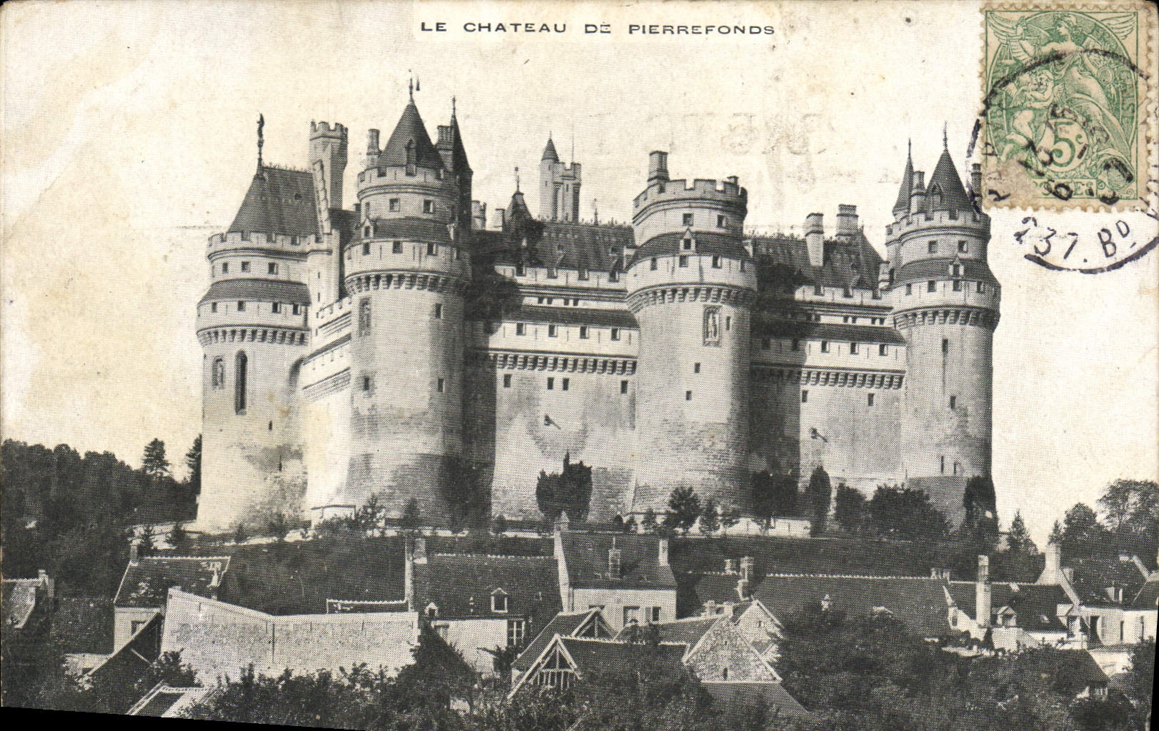 CPA Le Chateau de Pierrefonds 