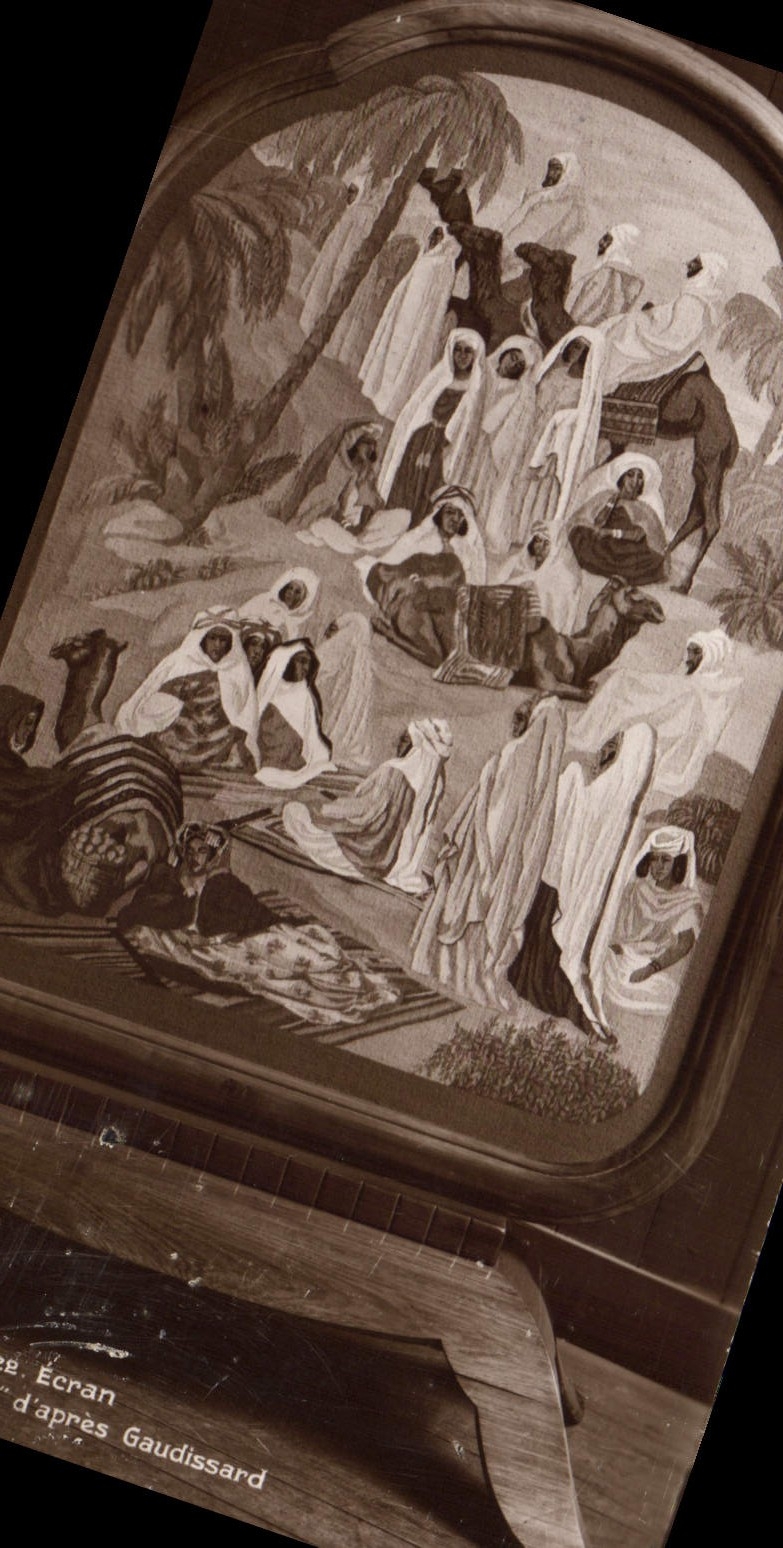 CPA Beauvais Ecran Scenes arabes d'apres Gaudissard