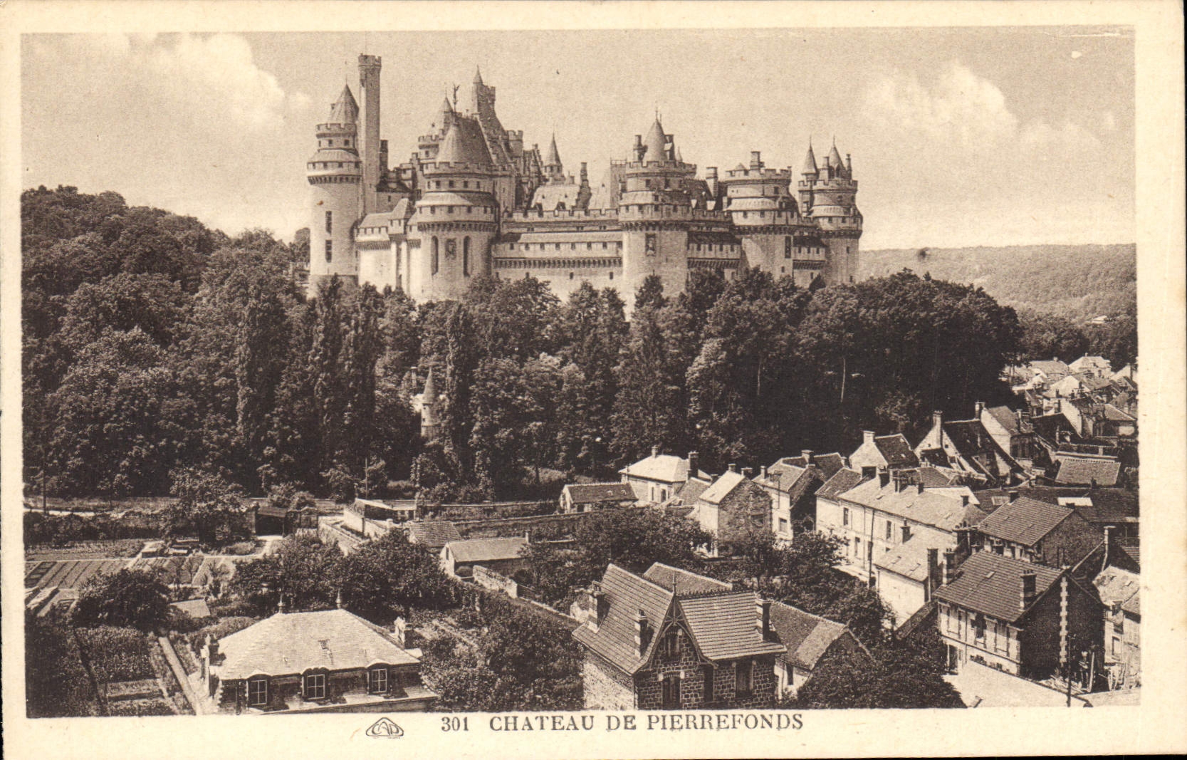 CPA Chateau de Pierrefonds 