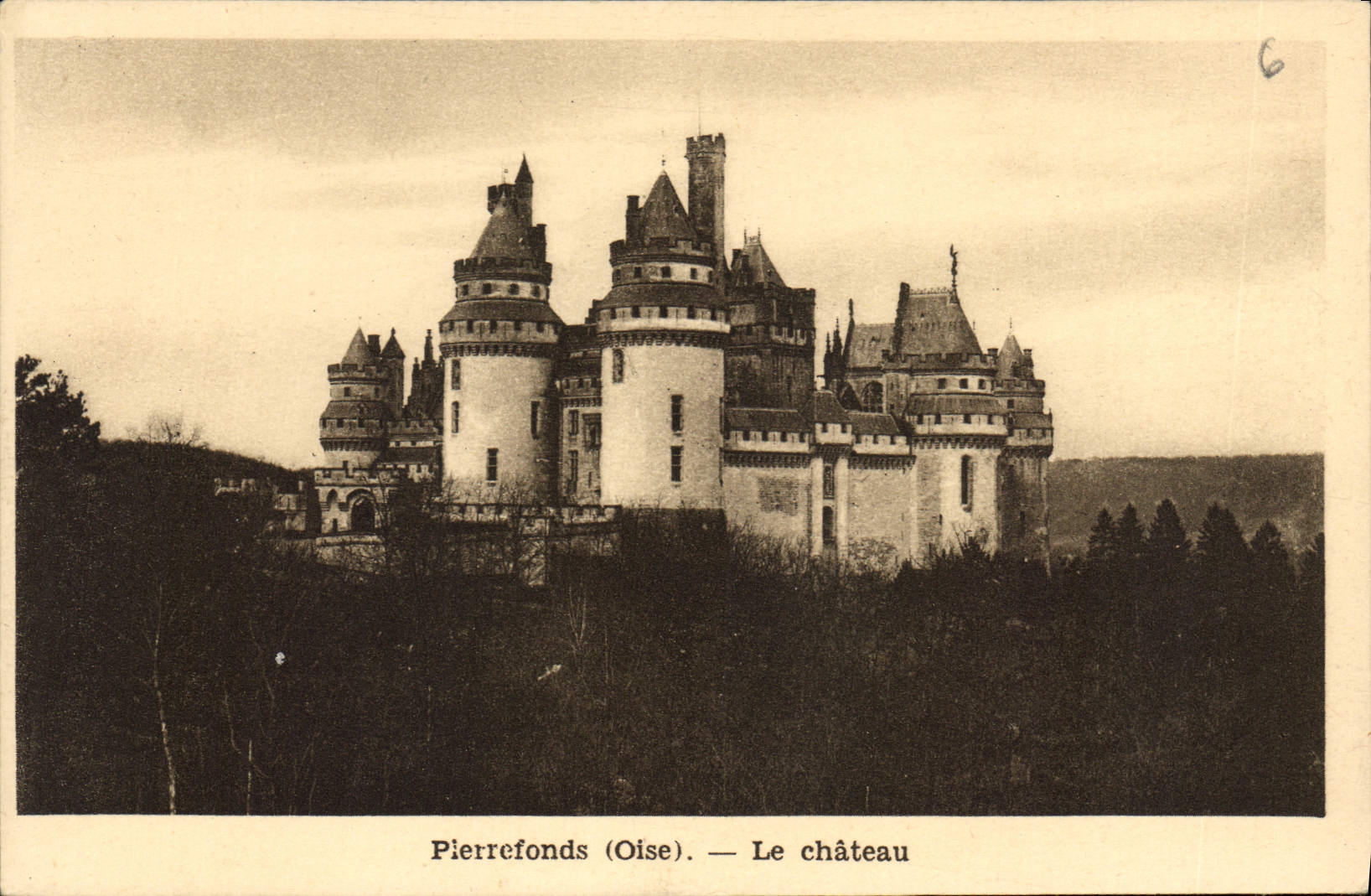 CPA Pierrefonds Oise le Chateau 