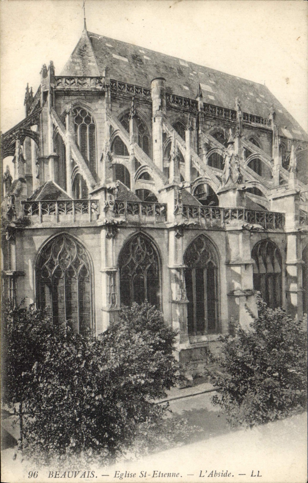 CPA Beauvais Eglise St Etienne L'Abside 