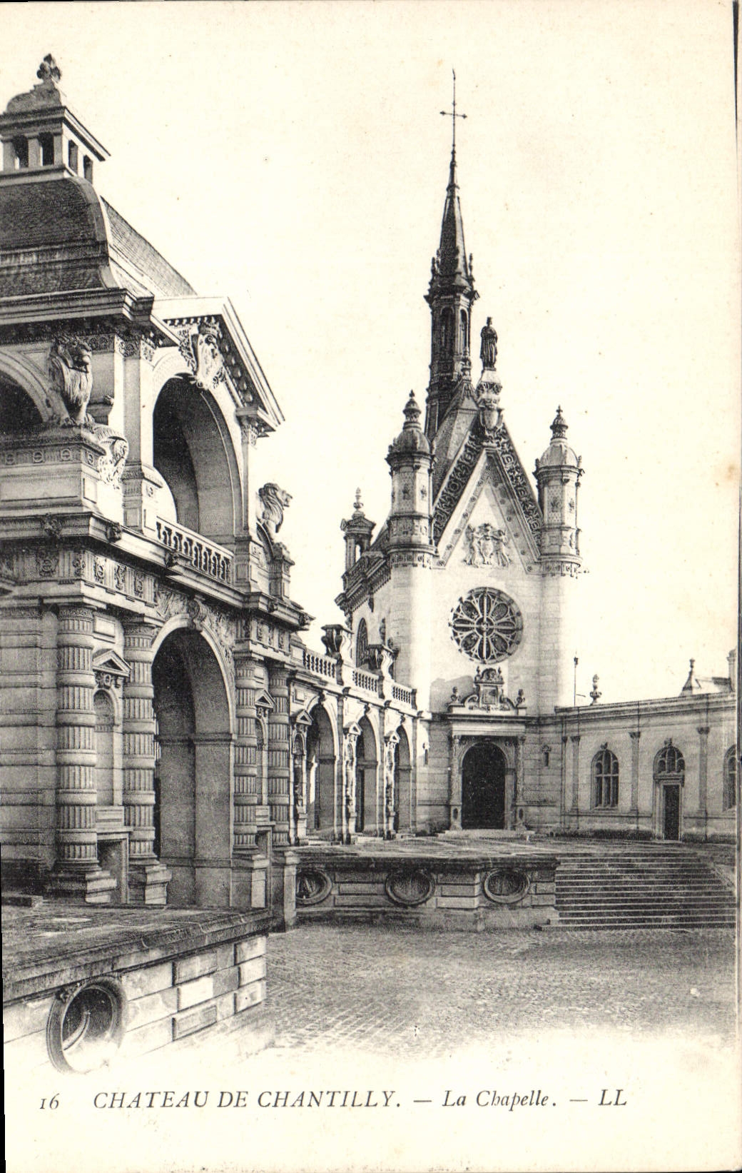 CPA Chateau de Chantilly la Chapelle 