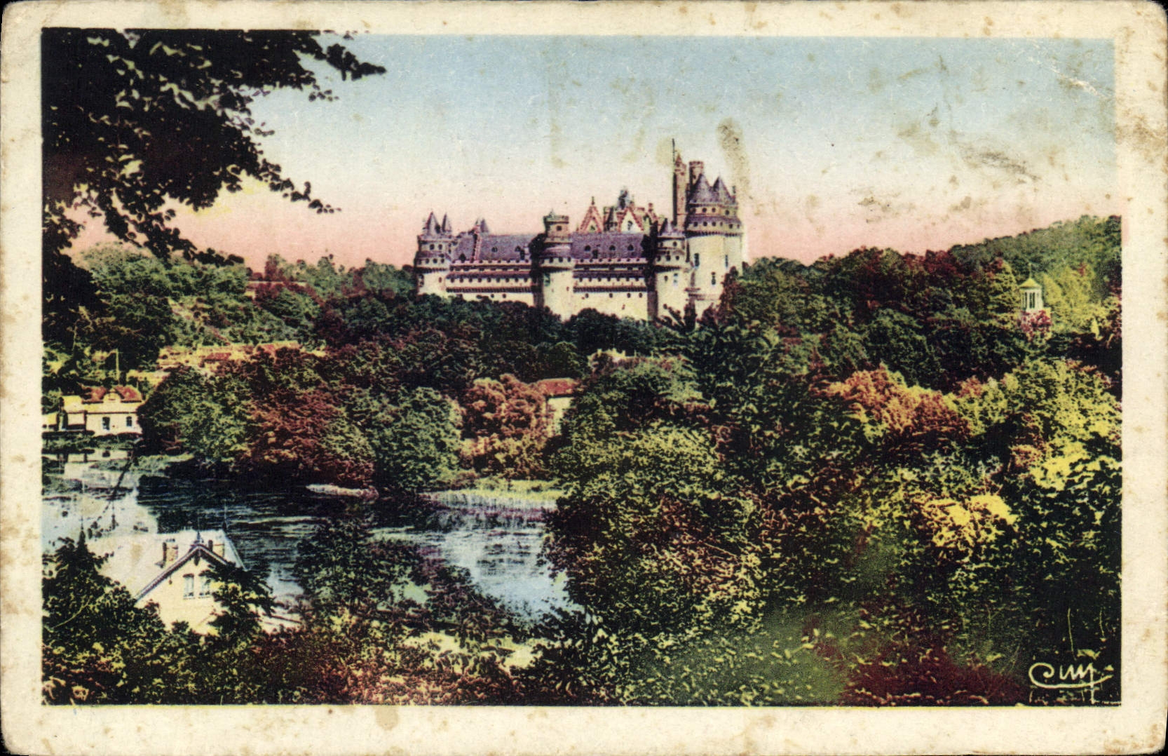 CPA Pierrefonds Oise Le Chateau 