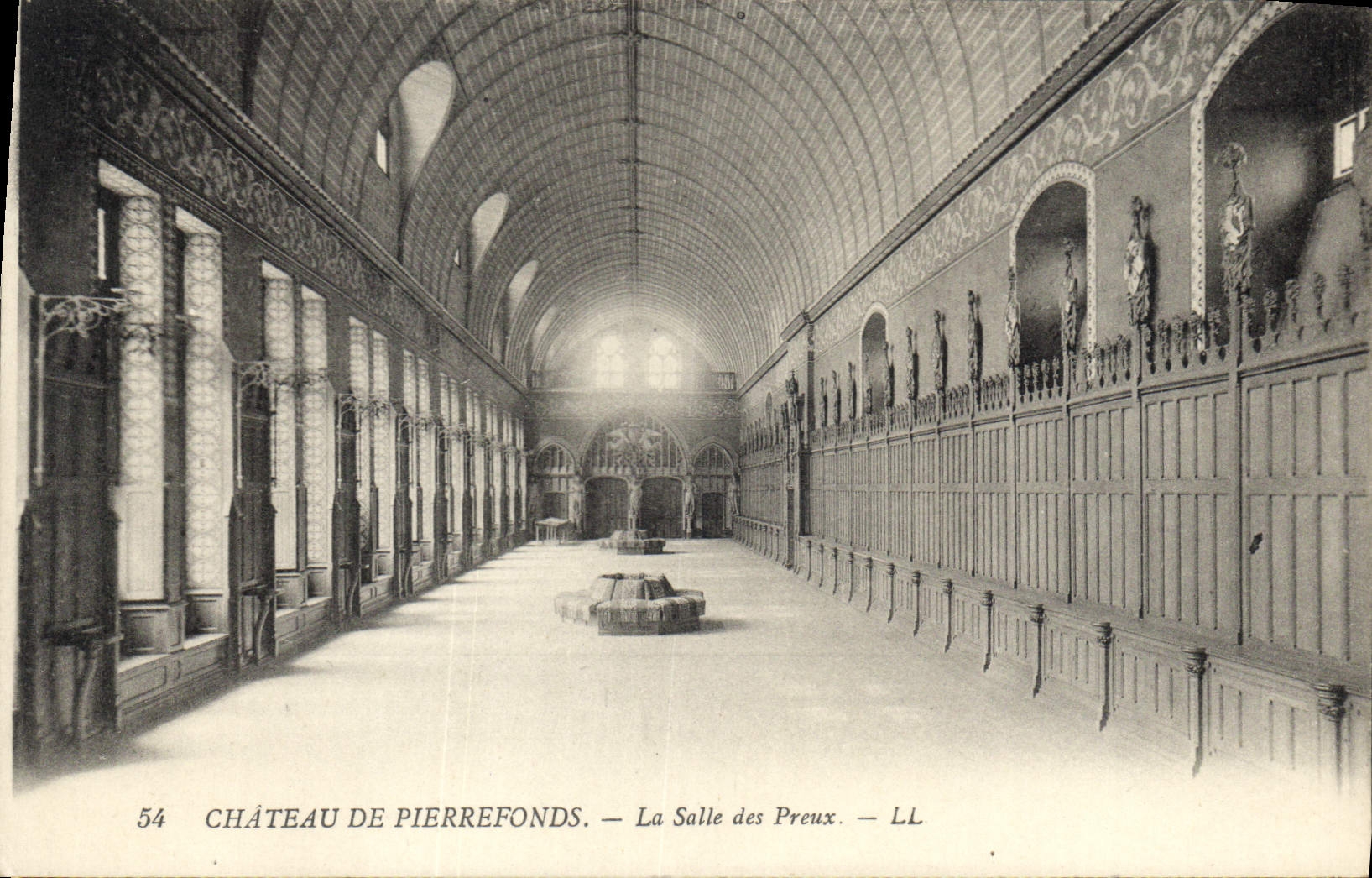 CPA Chateau de Pierrefonds la Salle des Preux 