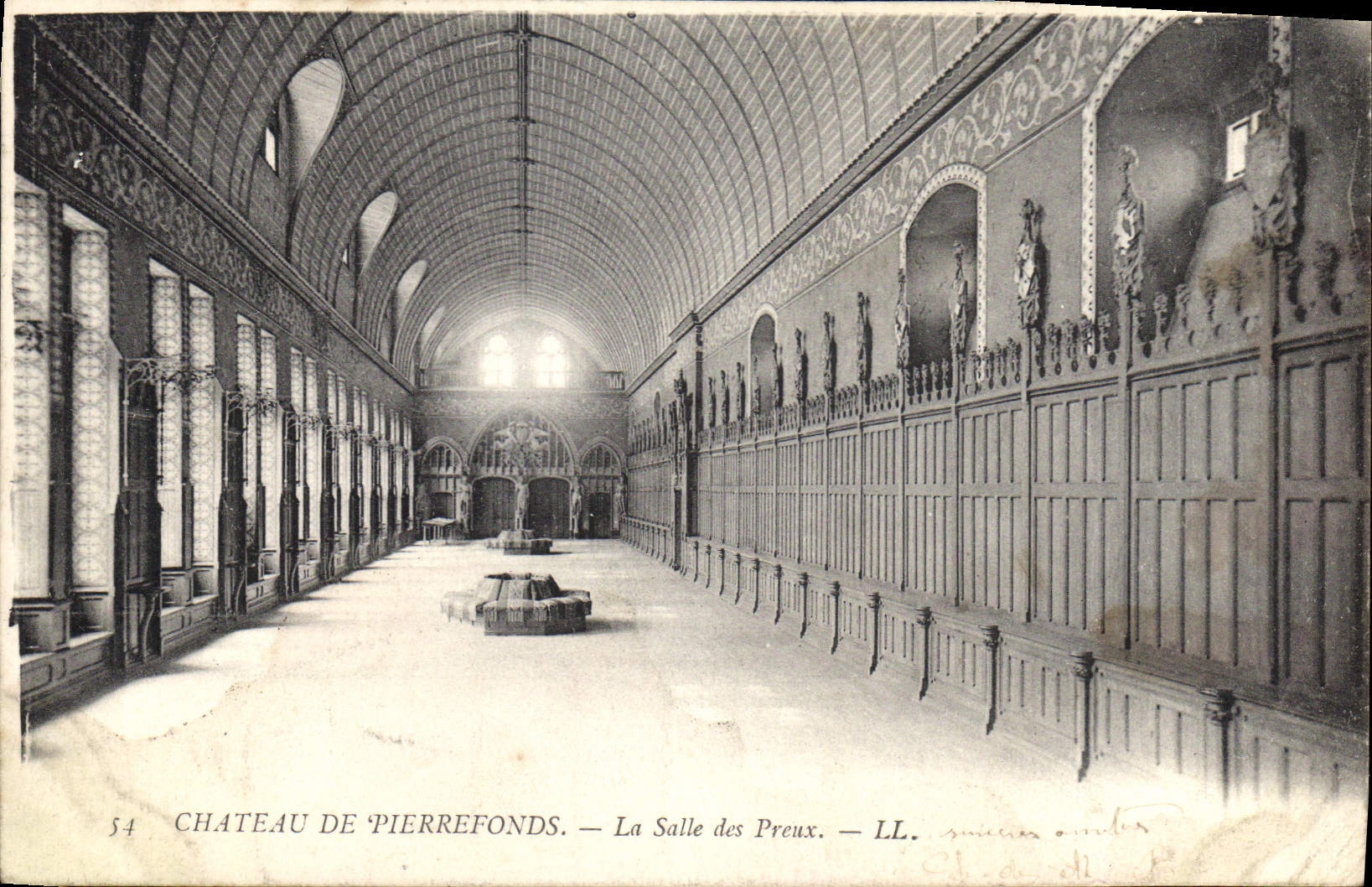 CPA Chateau de Pierrefonds la Salle des Preux