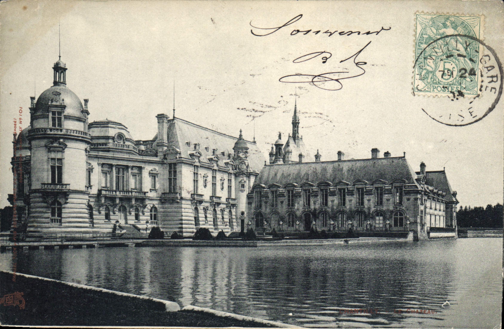 CPA Chateau de Chantilly