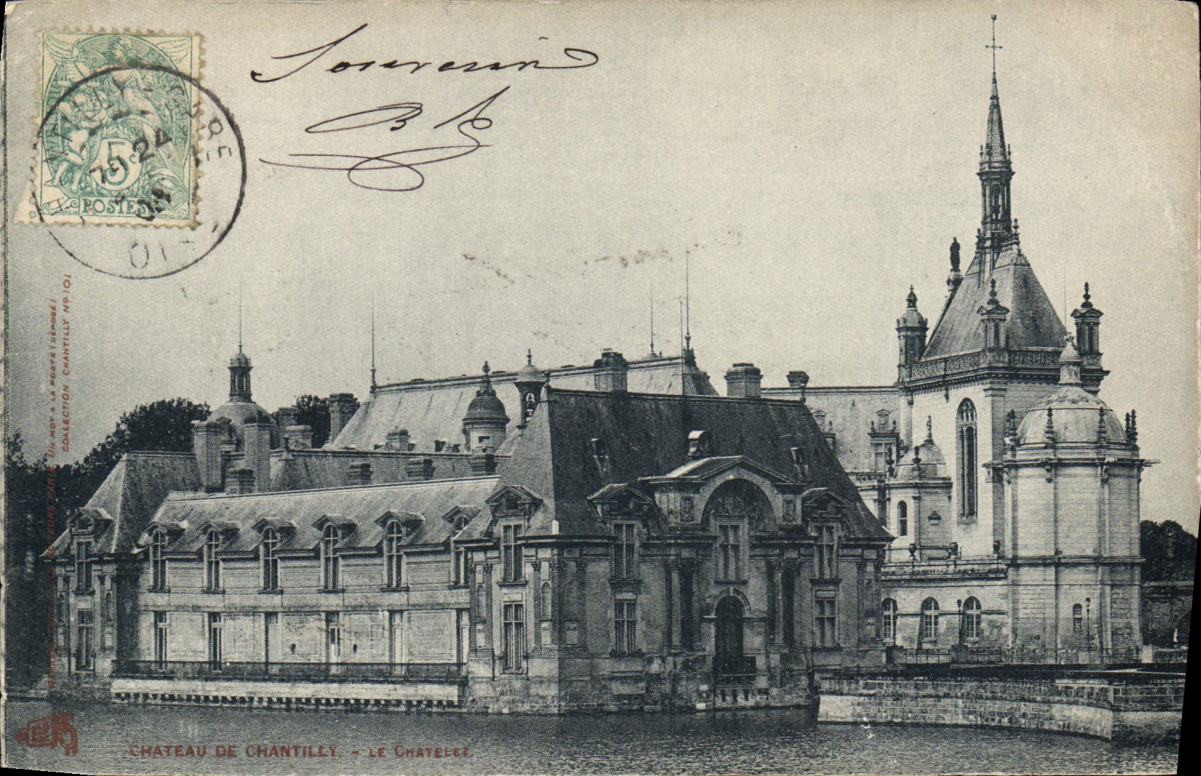 CPA Chateau de Chantilly 