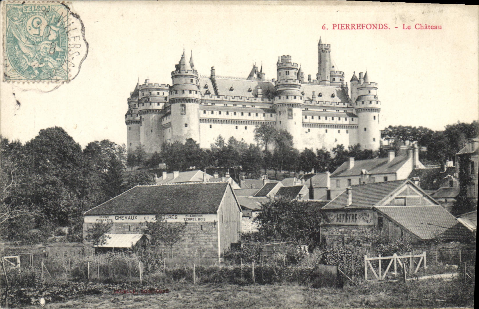 CPA Pierrefonds le Chateau 