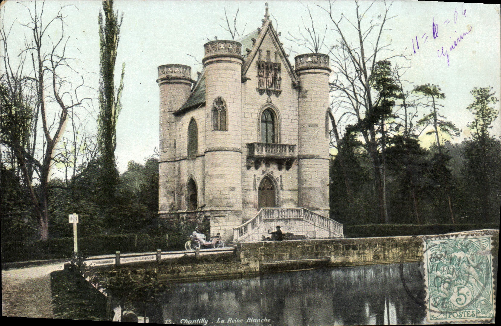 CPA Chantilly la Reine Blanche 
