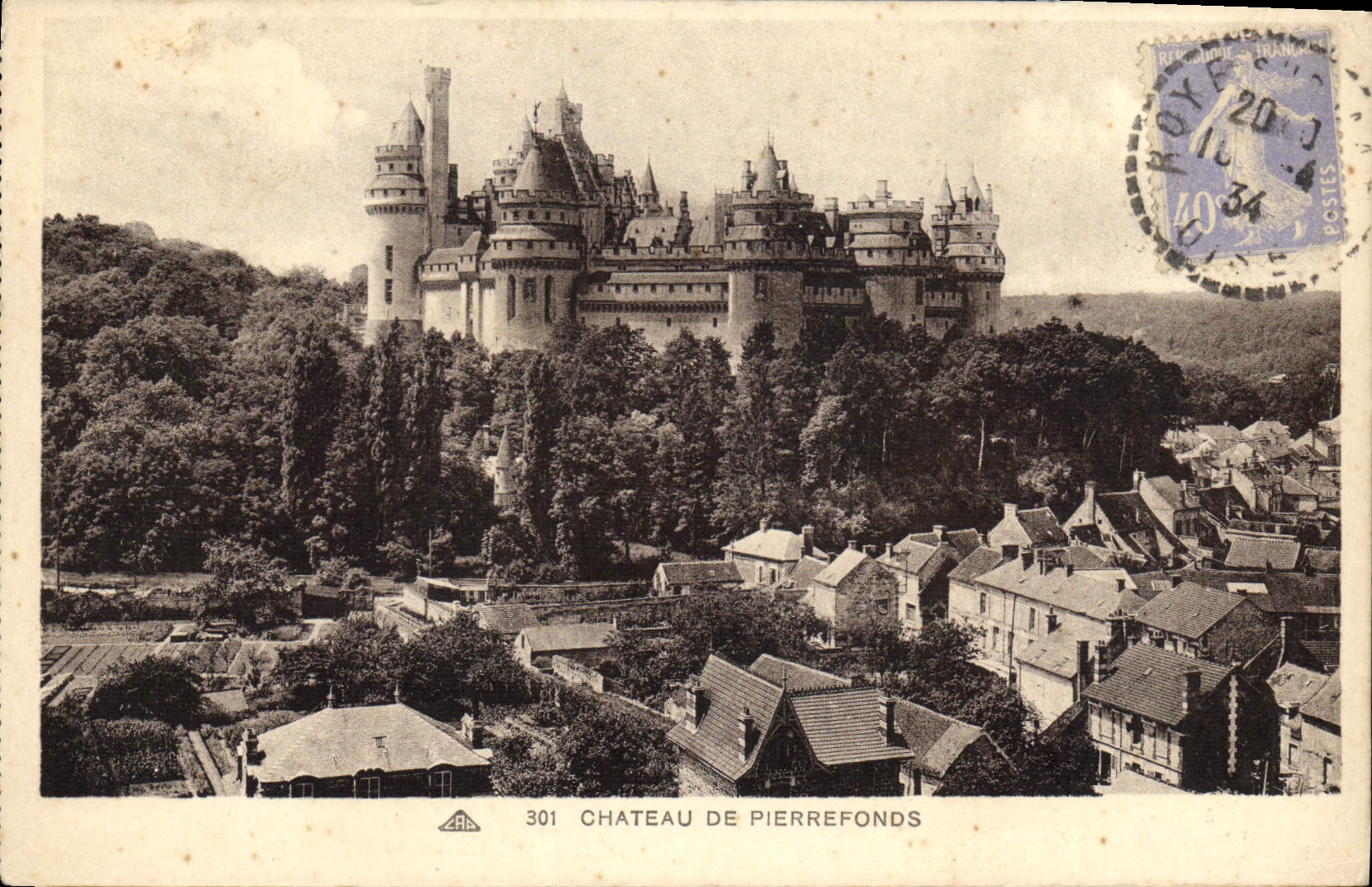 CPA Chateau de Pierrefonds 
