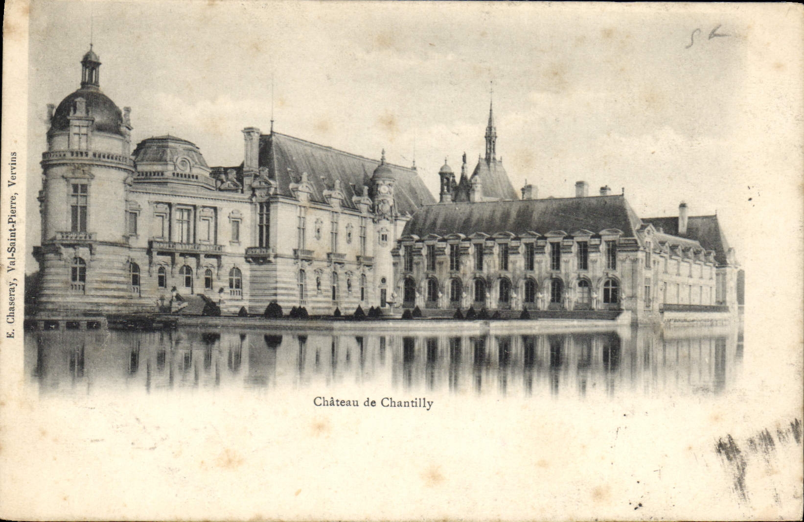 CPA Chateau de Chantilly 