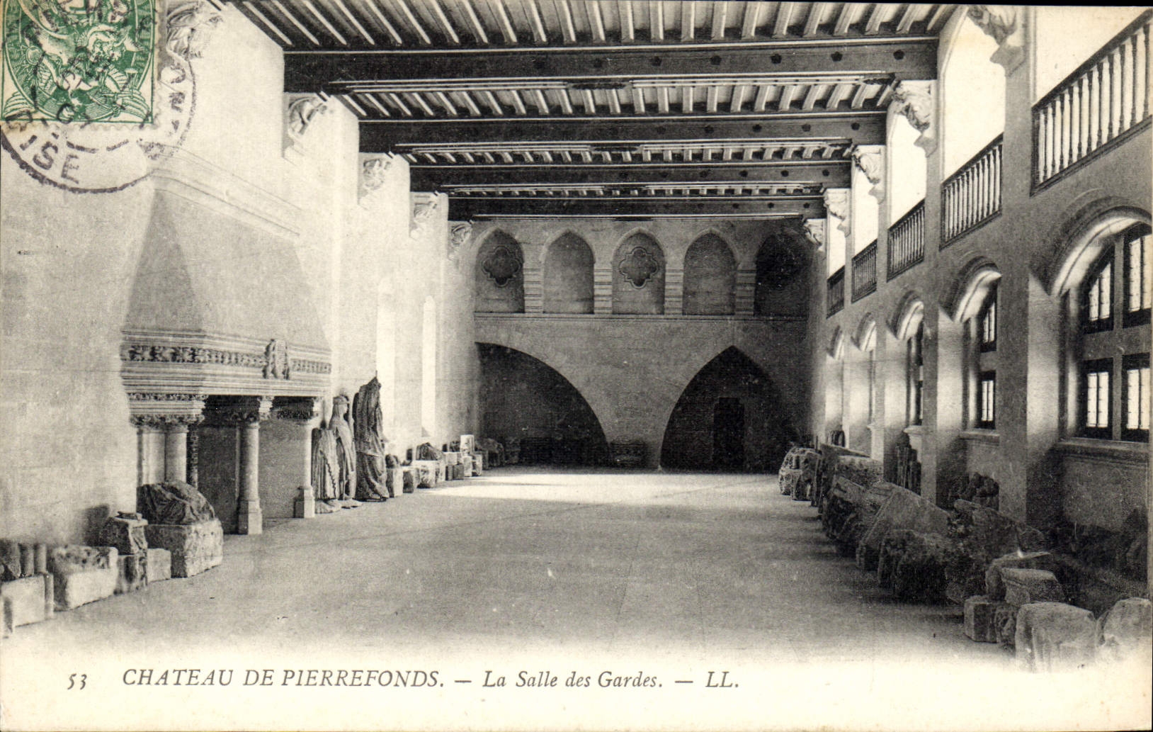 CPA Chateau de Pierrefonds la Salle des Gardes