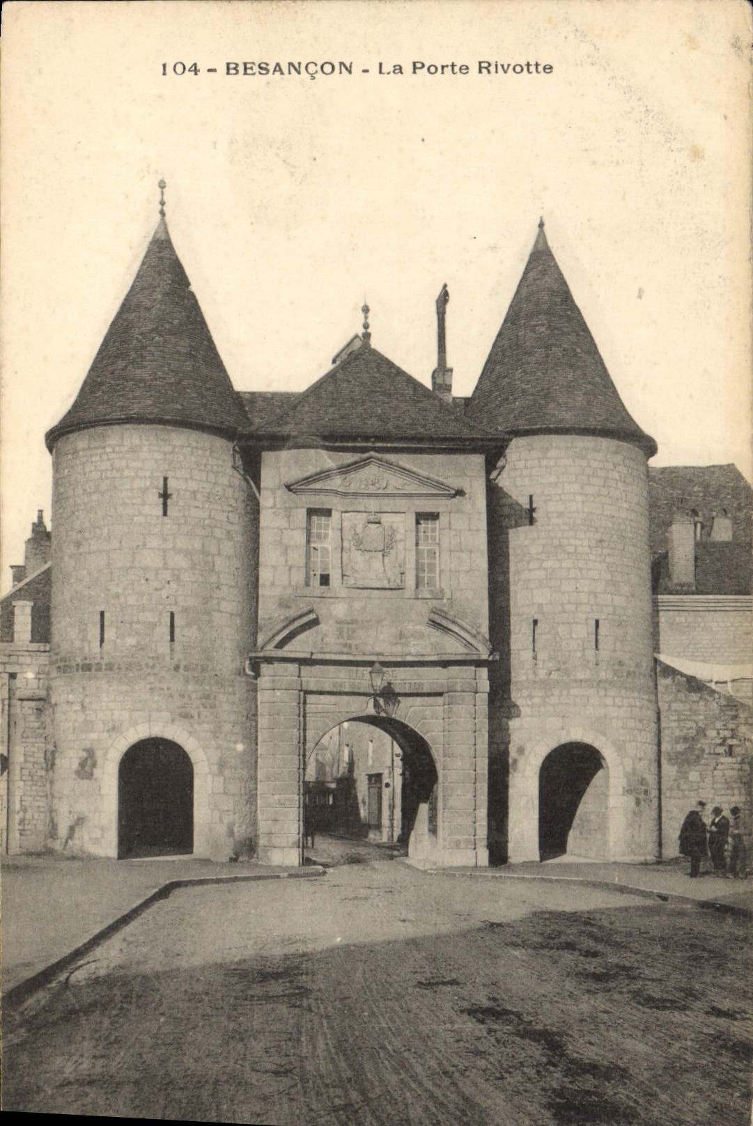 CPA Besancon la Porte Rivotte 
