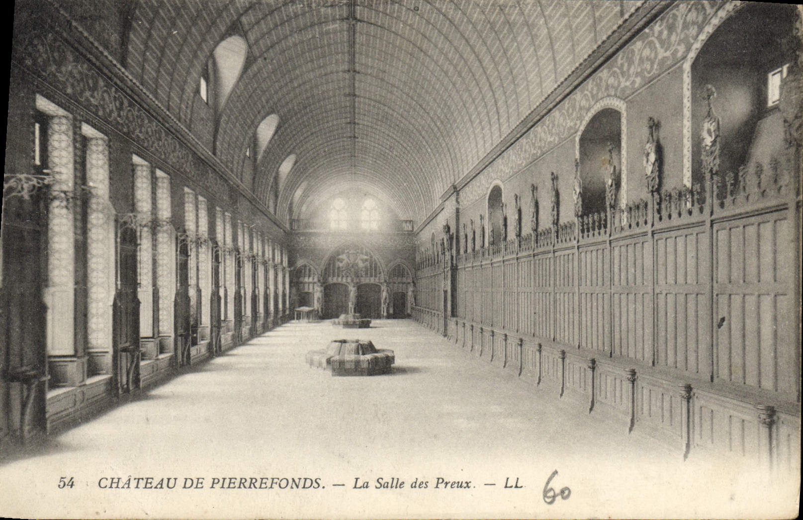 CPA Chateau de Pierrefonds la Salle des Preux 