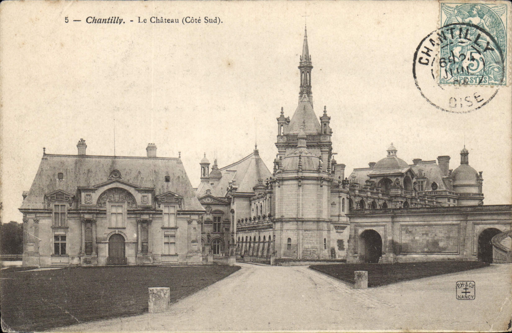 CPA Chantilly le Chateau Cote Sud 