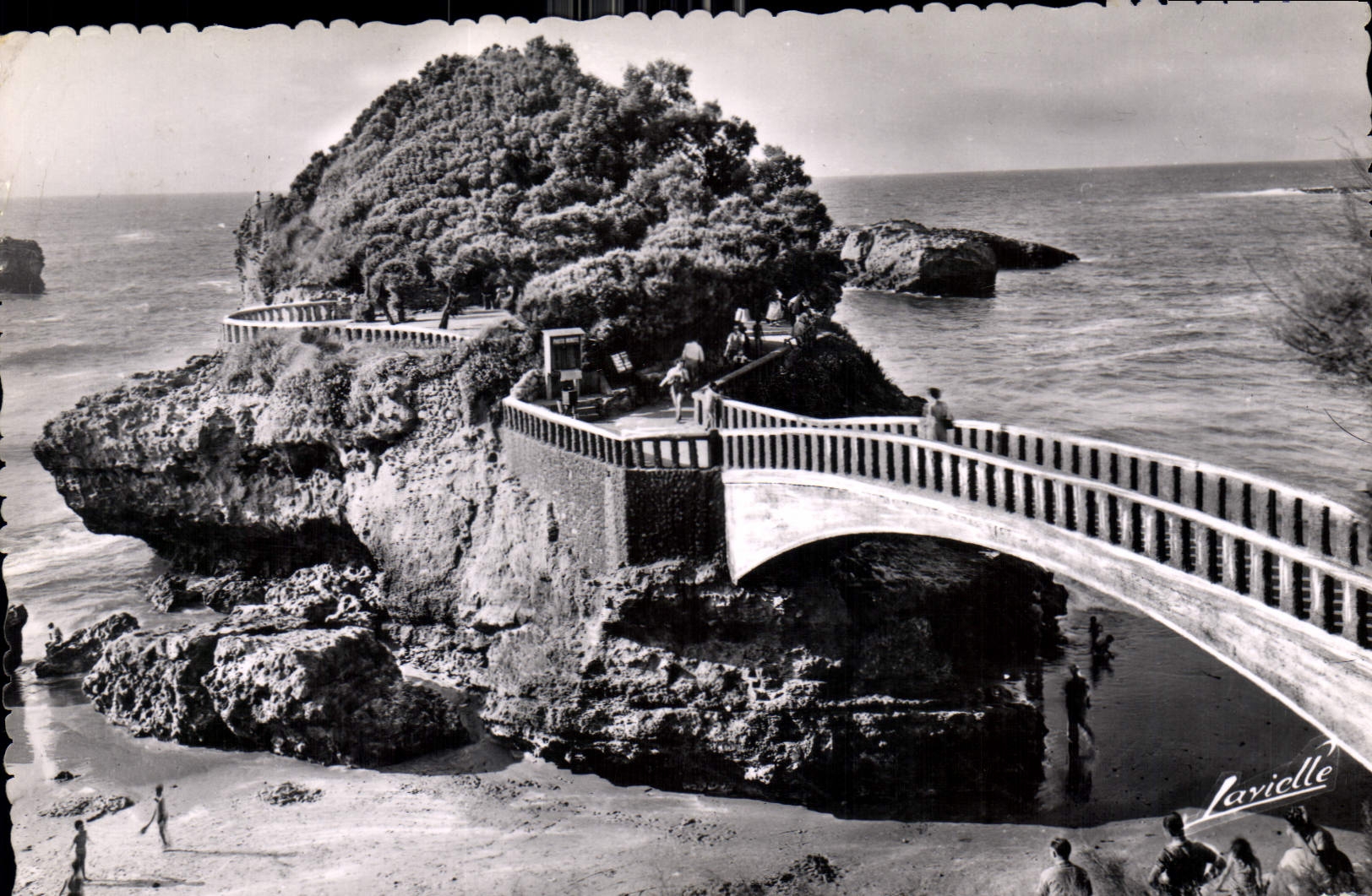 CPA Biarritz le Rocher du Basta 