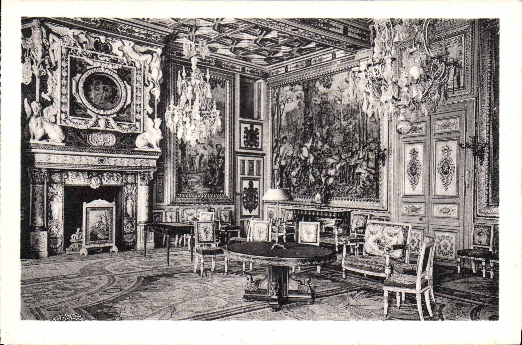 CPA Chateau de Fontainebleau Salon Francois I 