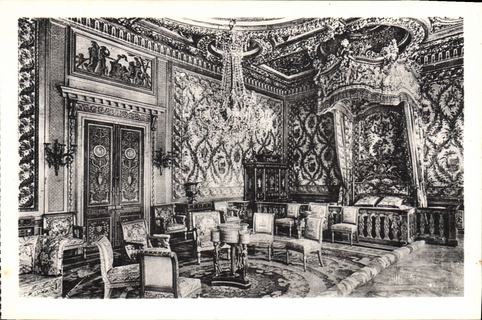 CPA Chateau de Fontainebleau Chambre de Marie Antoinette