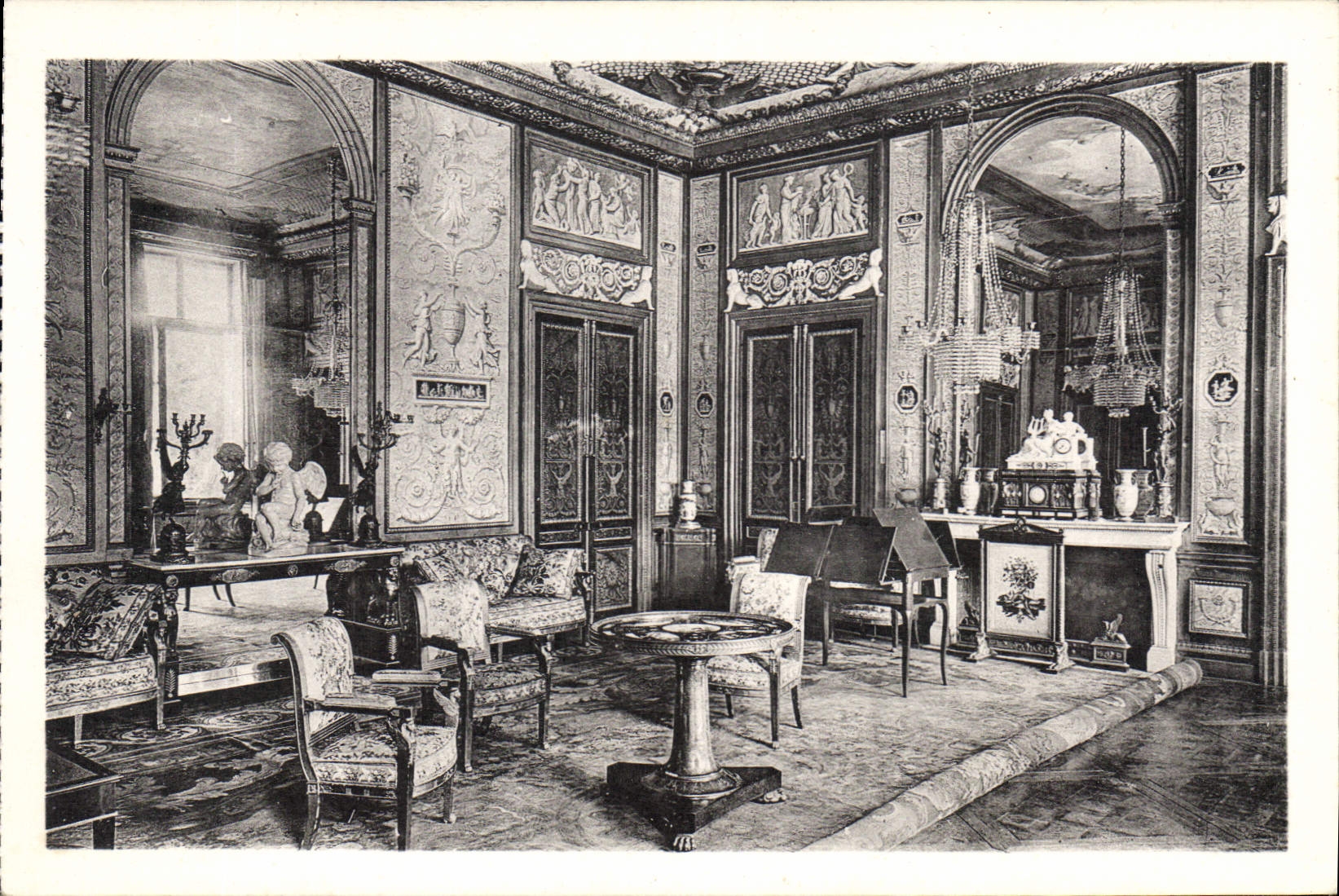 CPA Chateau de Fontainebleau Salon de Musique de Marie Antoinette 