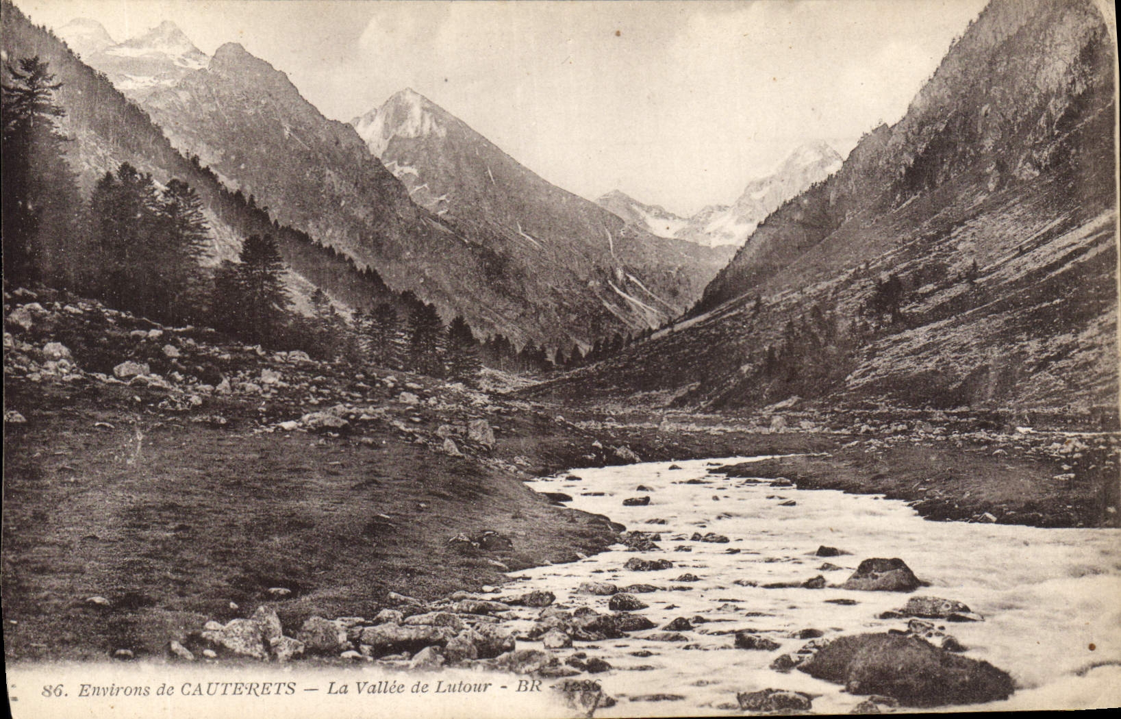 CPA Environs de Cauterets la Vallee de Litour 
