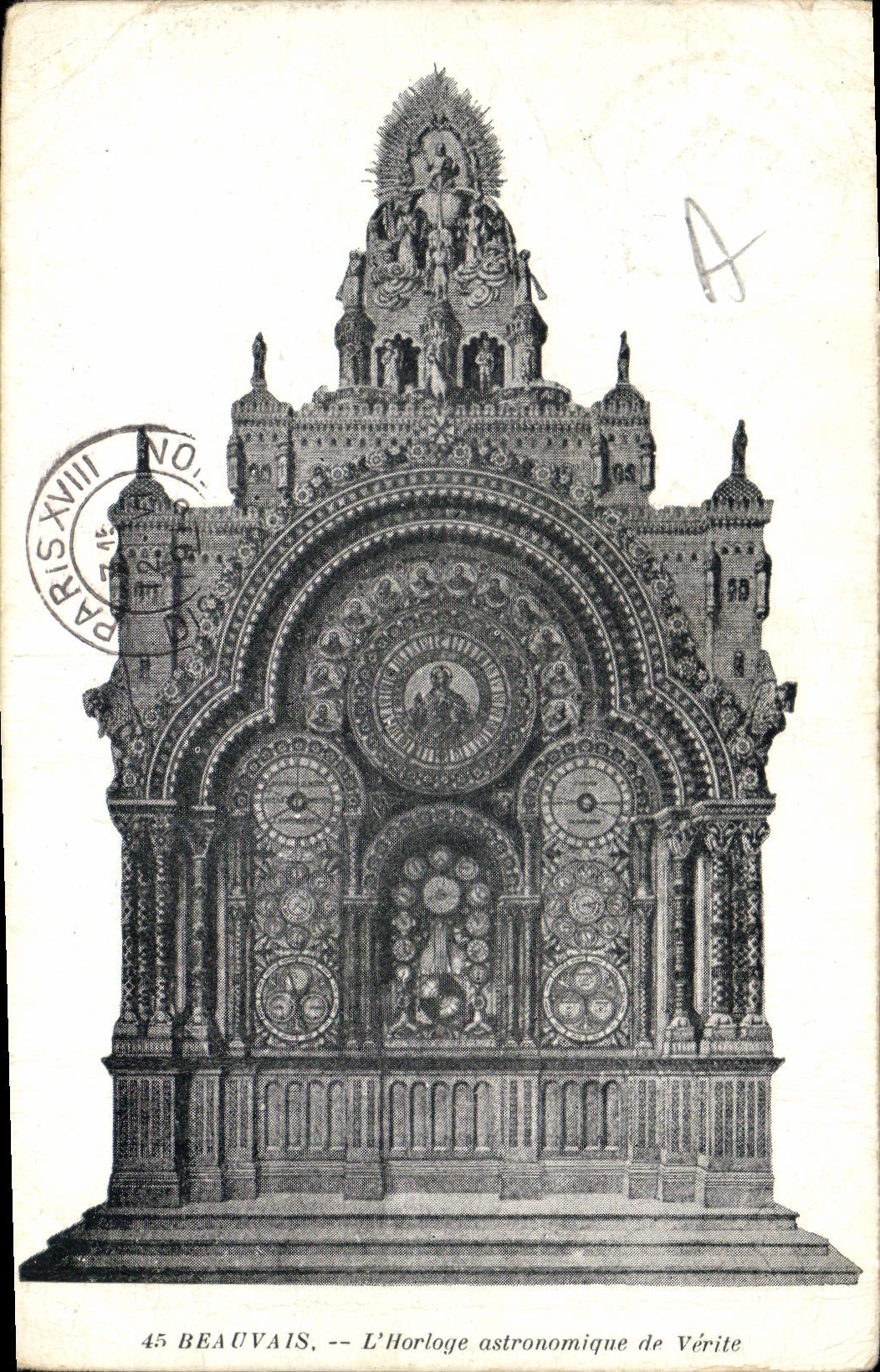 CPA Beauvais l'Horloge astronomique de Verite 