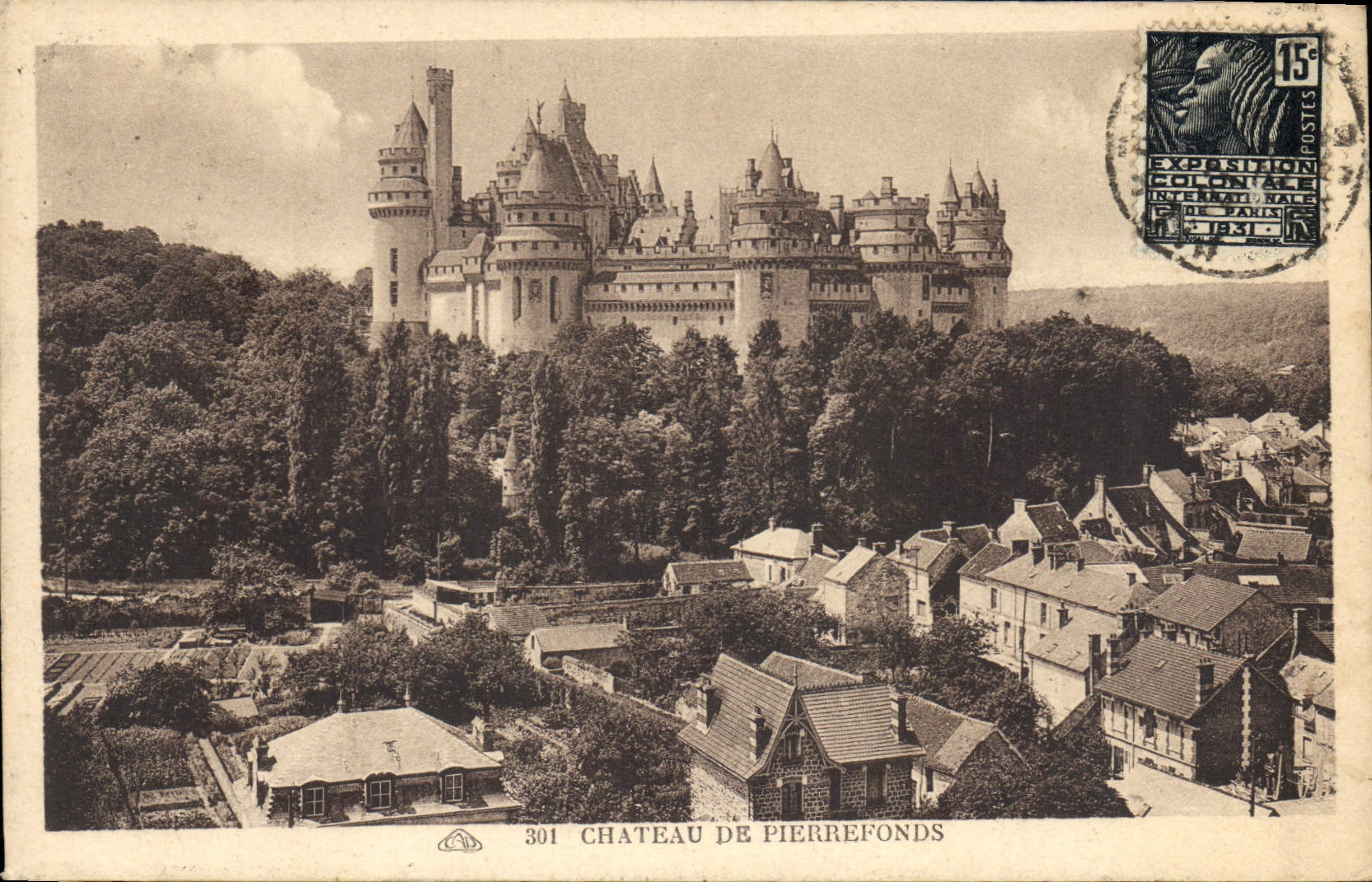 CPA Chateau de Pierrefonds 